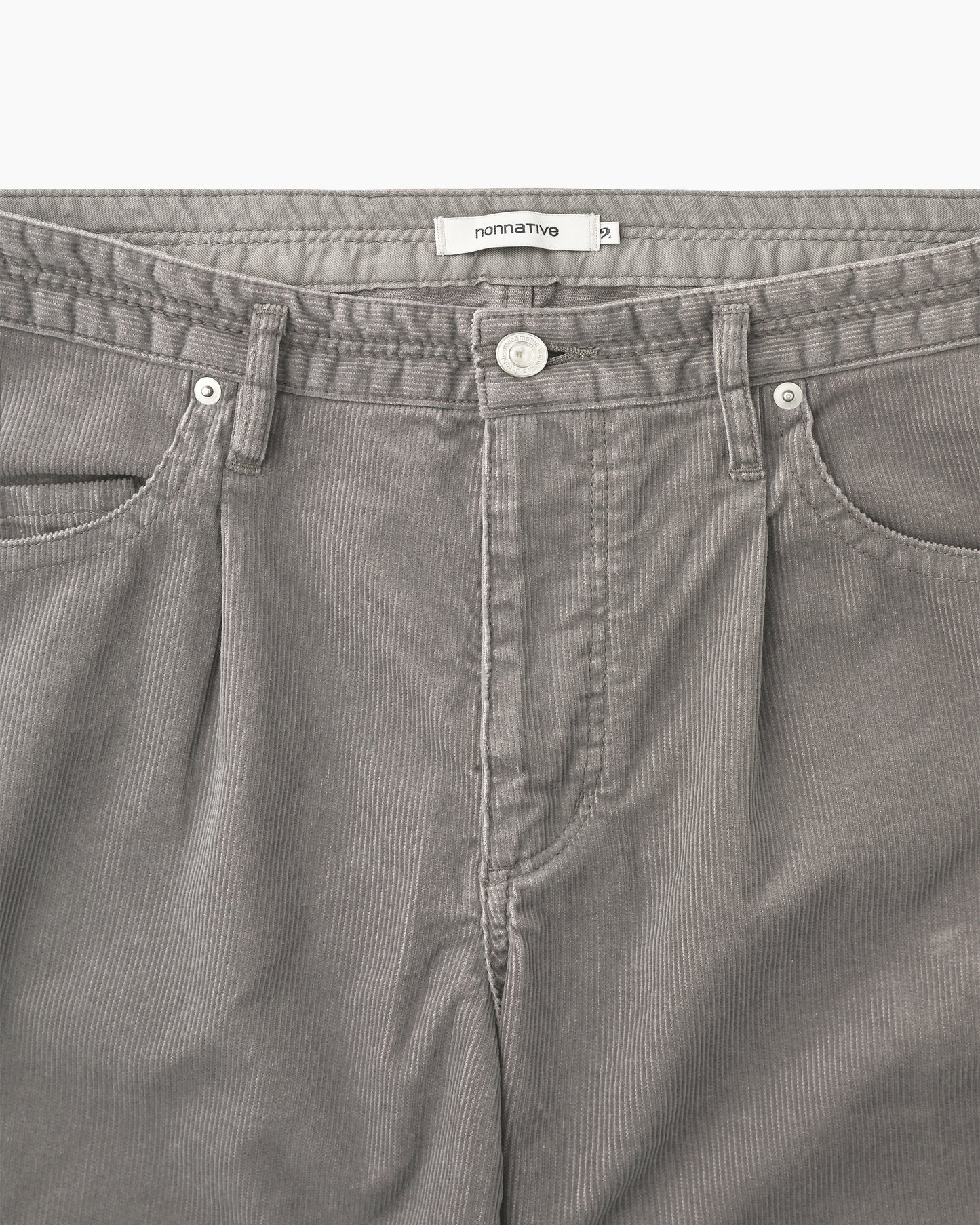 Dweller 5P Jeans Tp Cotton Cord Sulfur Dye Gray