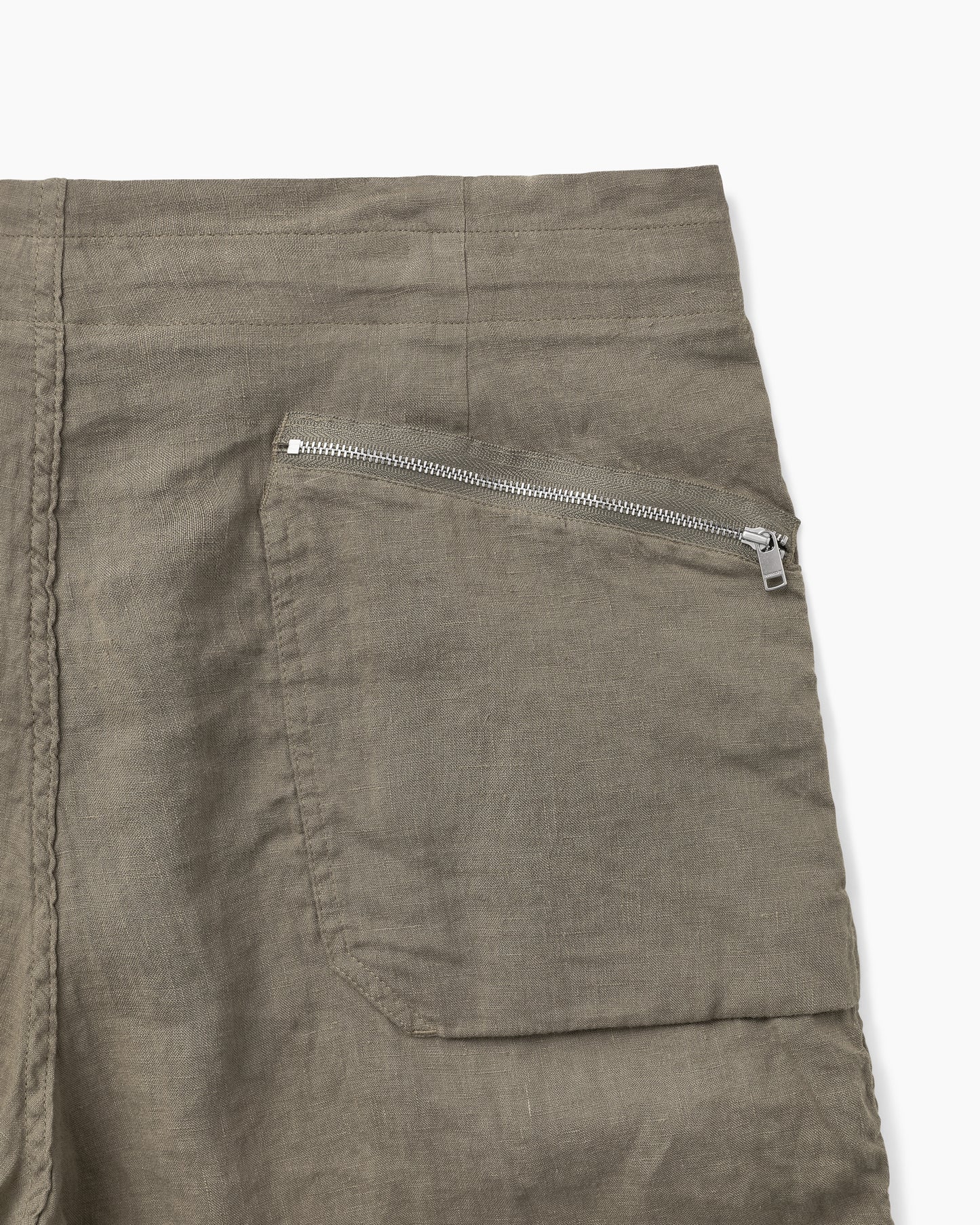 Dweller Easy Shorts Linen Canvas Gray