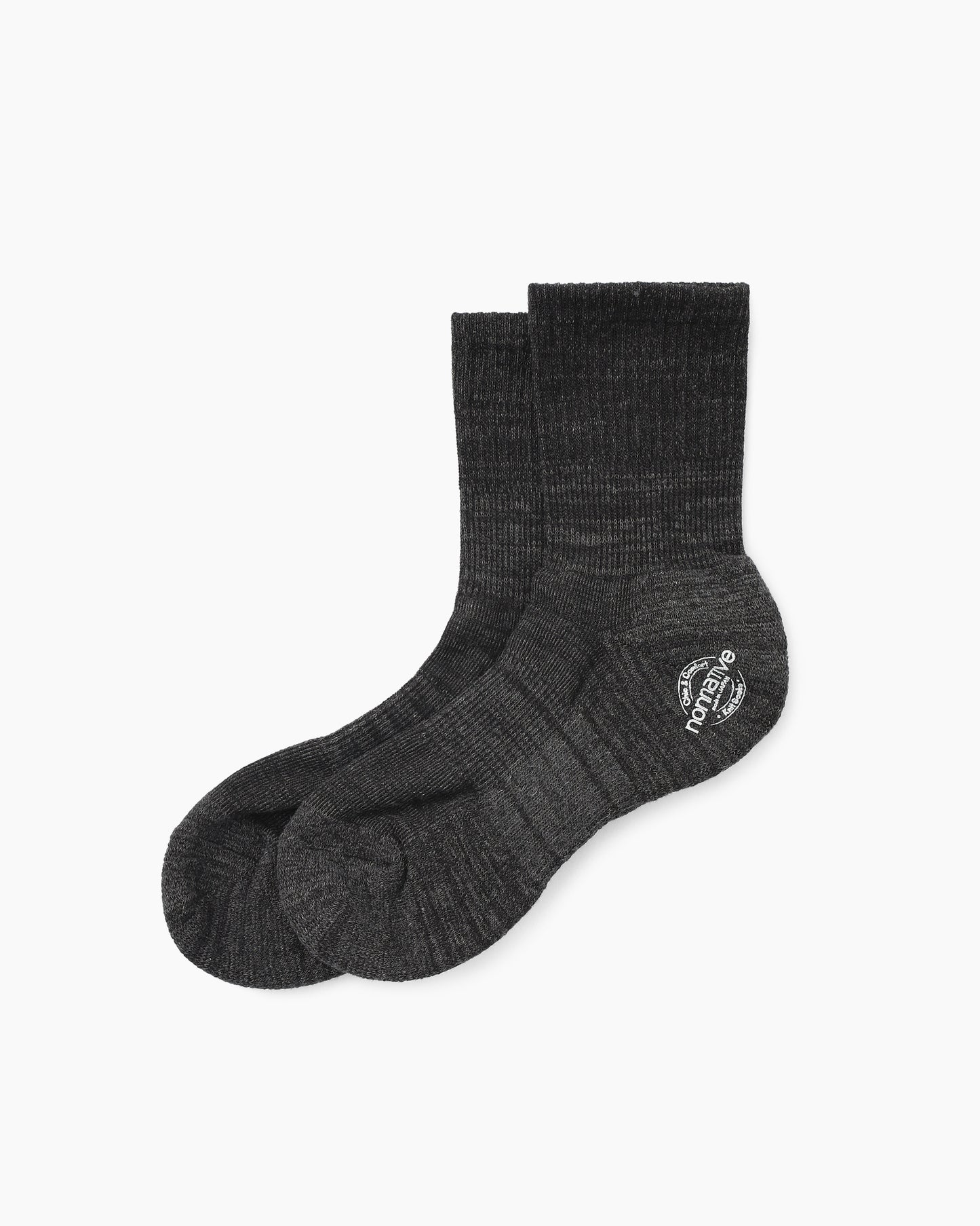 Dweller Socks Mid C/P/P Woven Charcoal