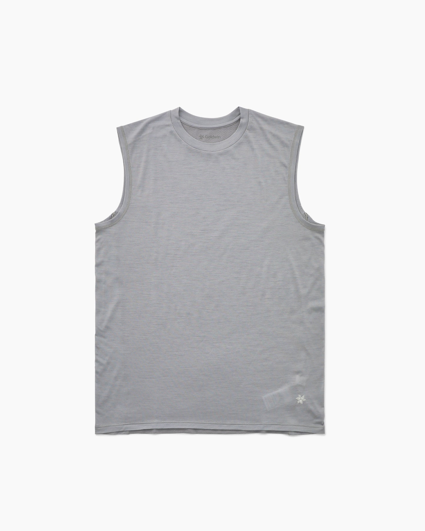 Fast Run Hybrid Wool Sleeveless Sleet Gray