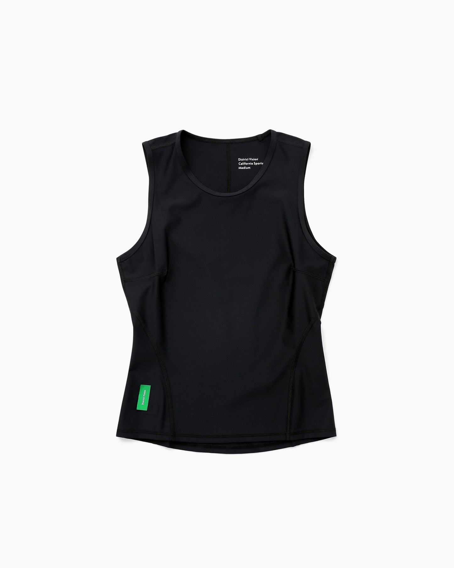 Fitted Training Tank Top Black