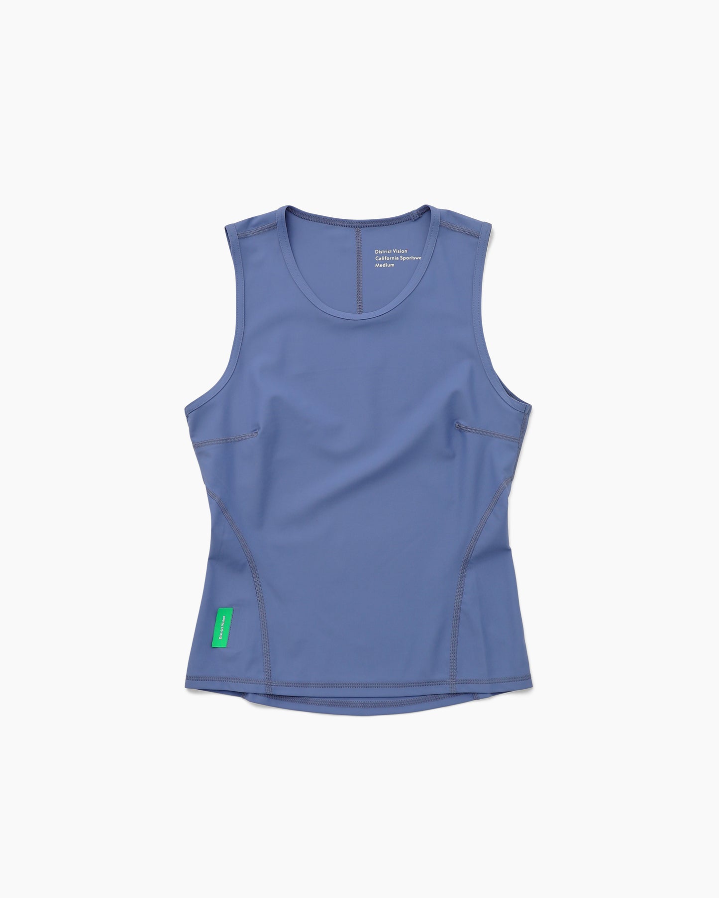 Fitted Training Tank Top Race Blue