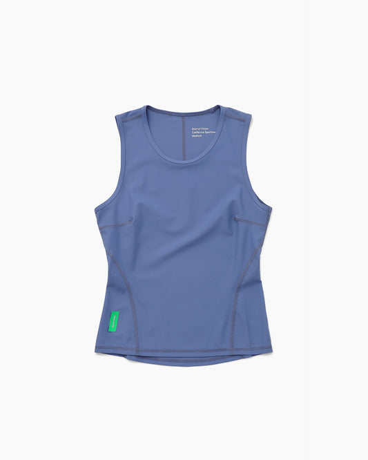Fitted Training Tank Top Race Blue