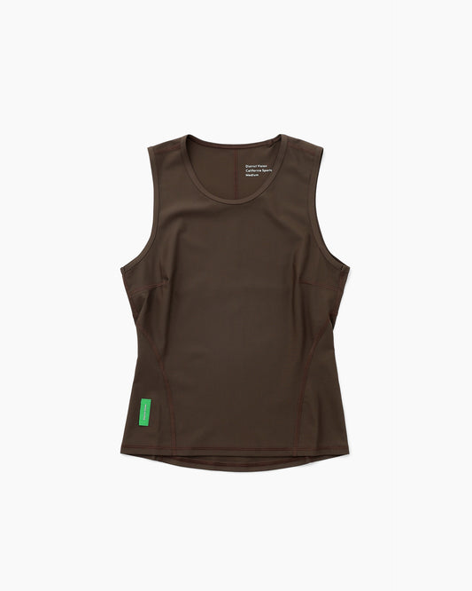 Fitted Training Tank Top Umber