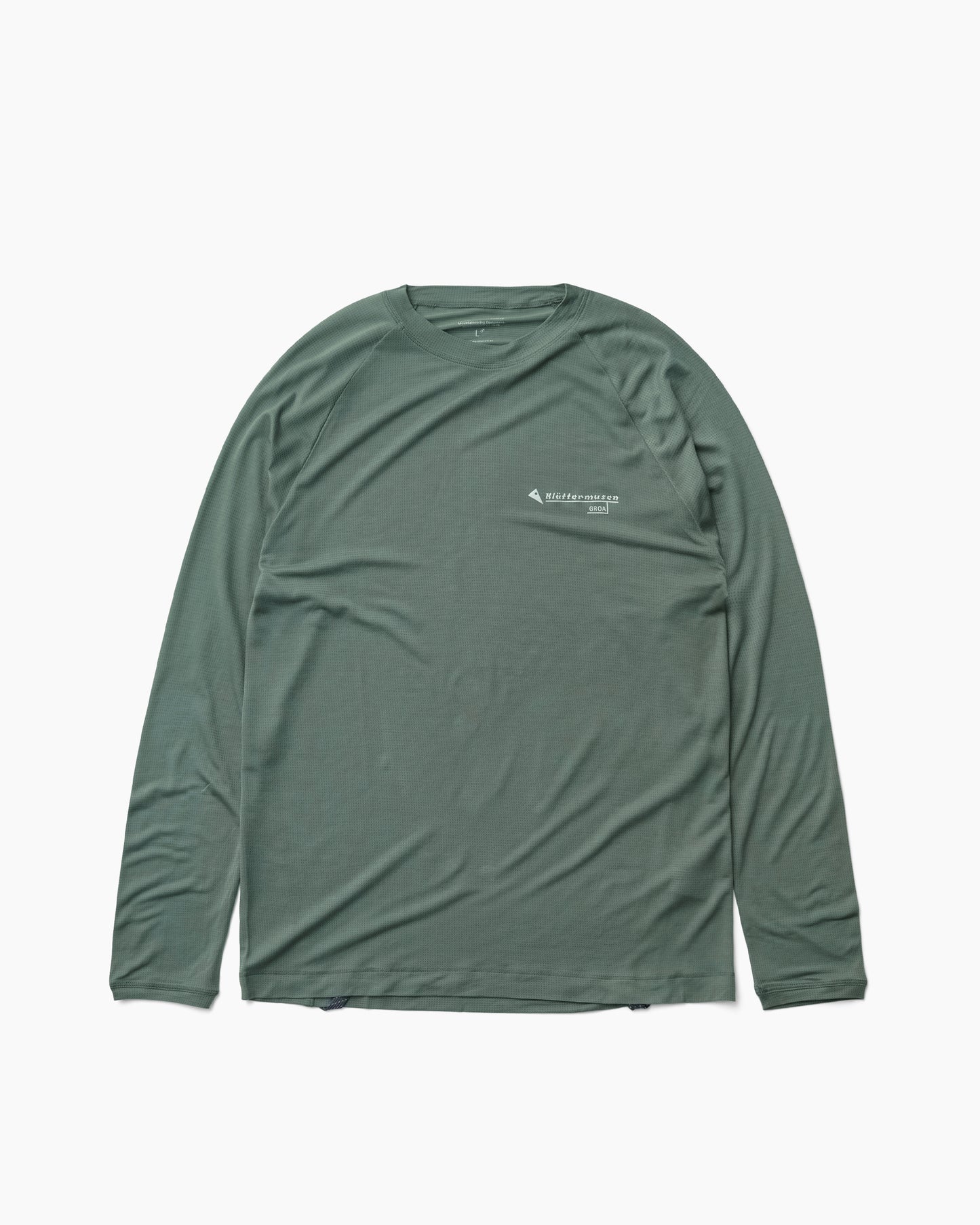 Groa LS Tee M's Teal Grey