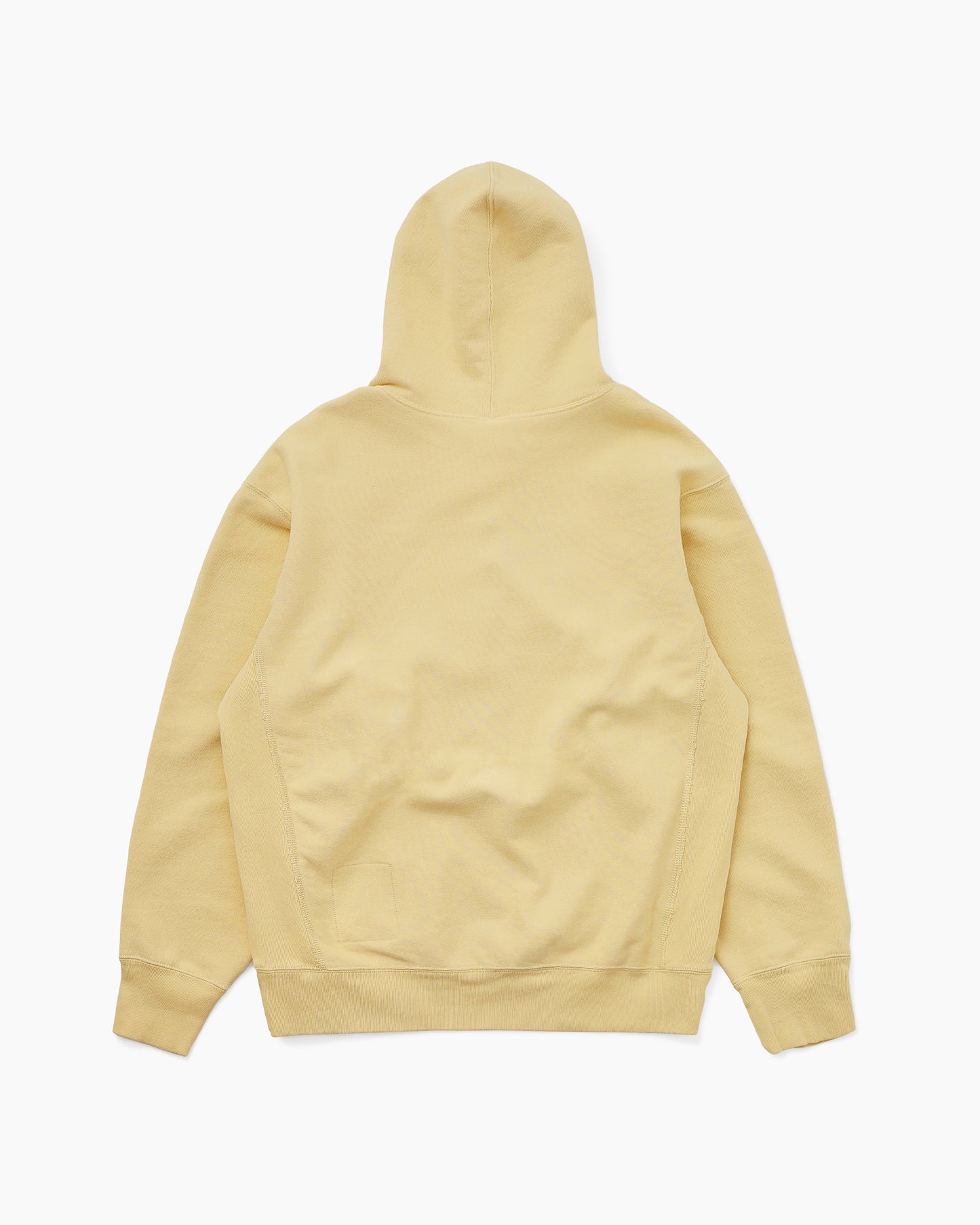 Half Button Hoodie Yellow