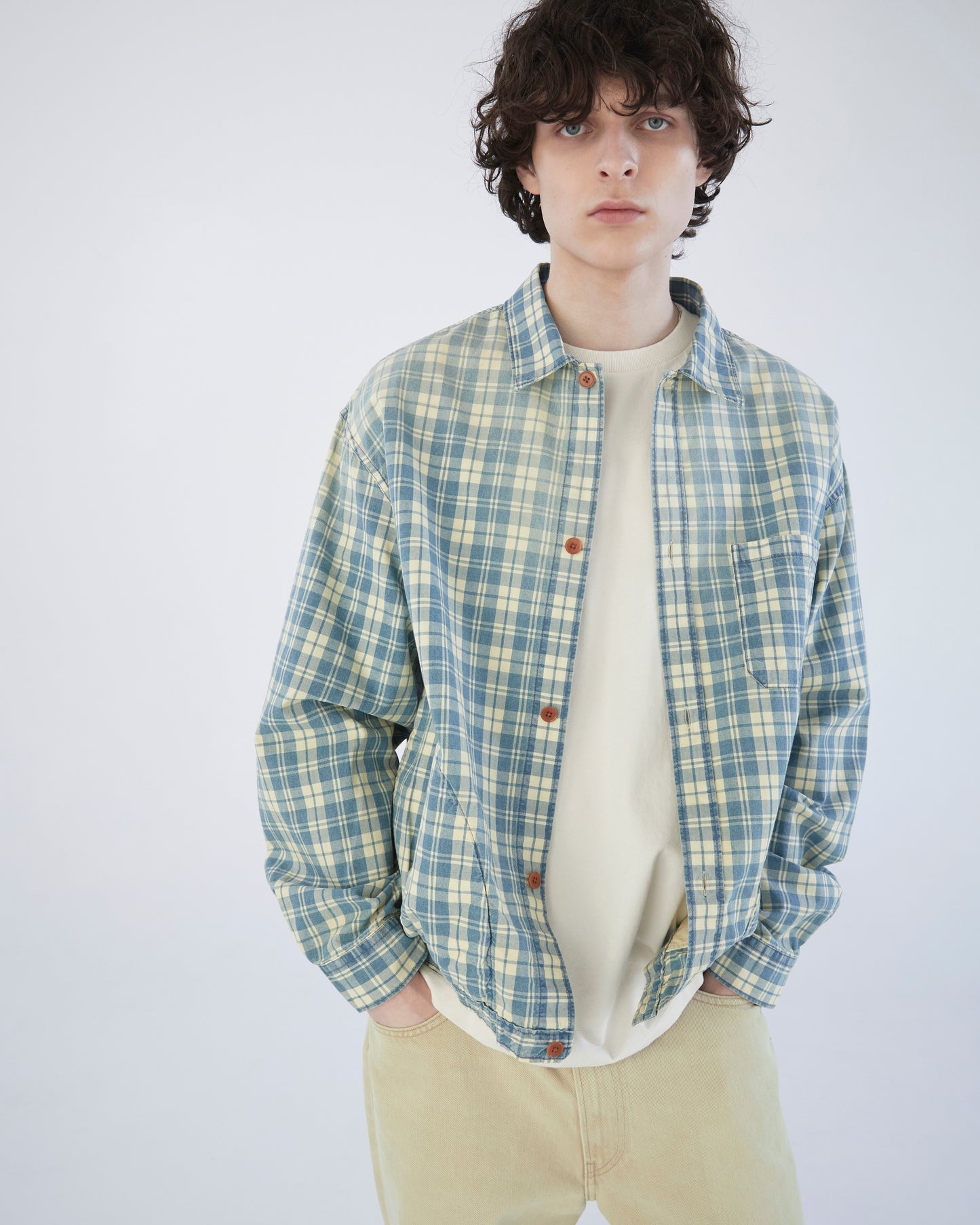 Hawaiian Jacket Aged Blue