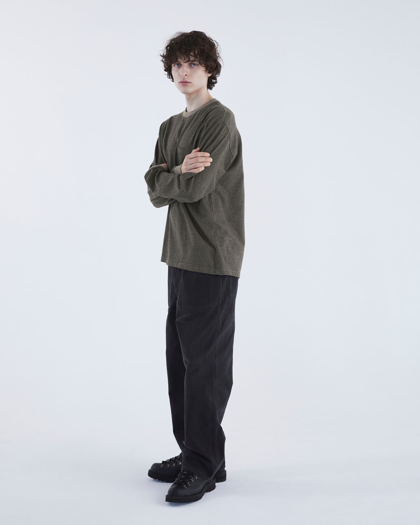 Heather L/S Tee Brown