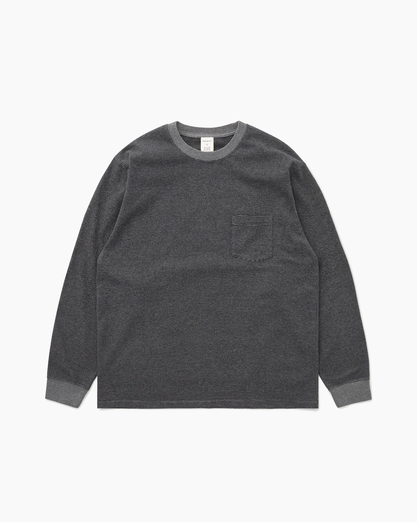 Heather L/S Tee Charcoal