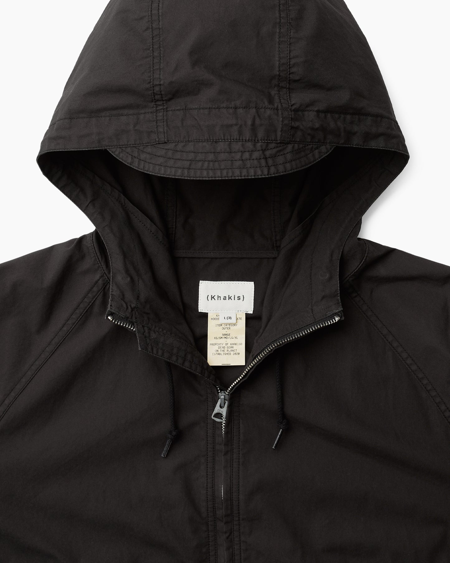 Hooded Wind Jacket Black