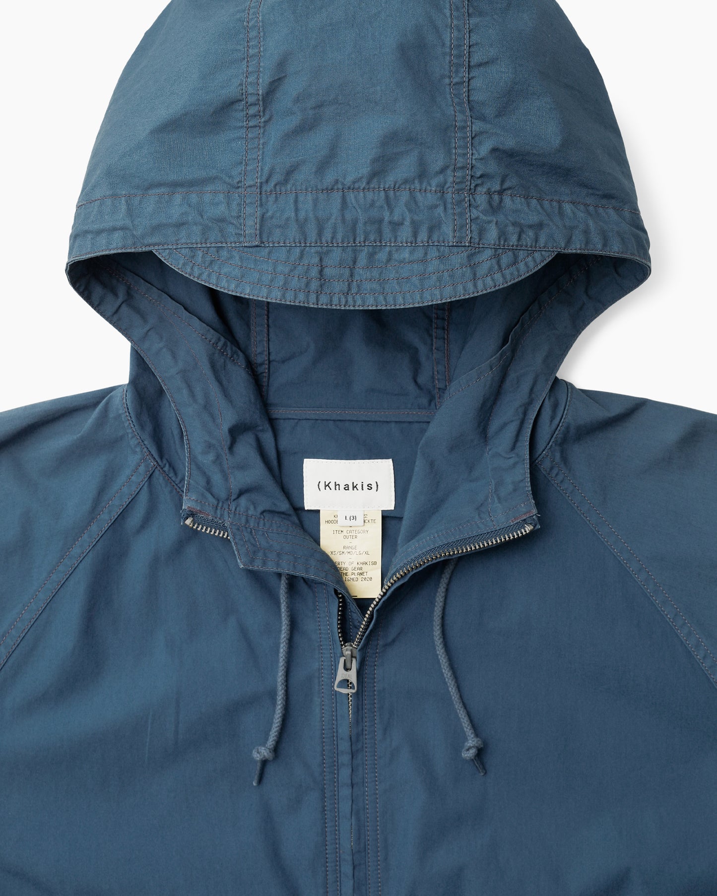 Hooded Wind Jacket Faded Blue