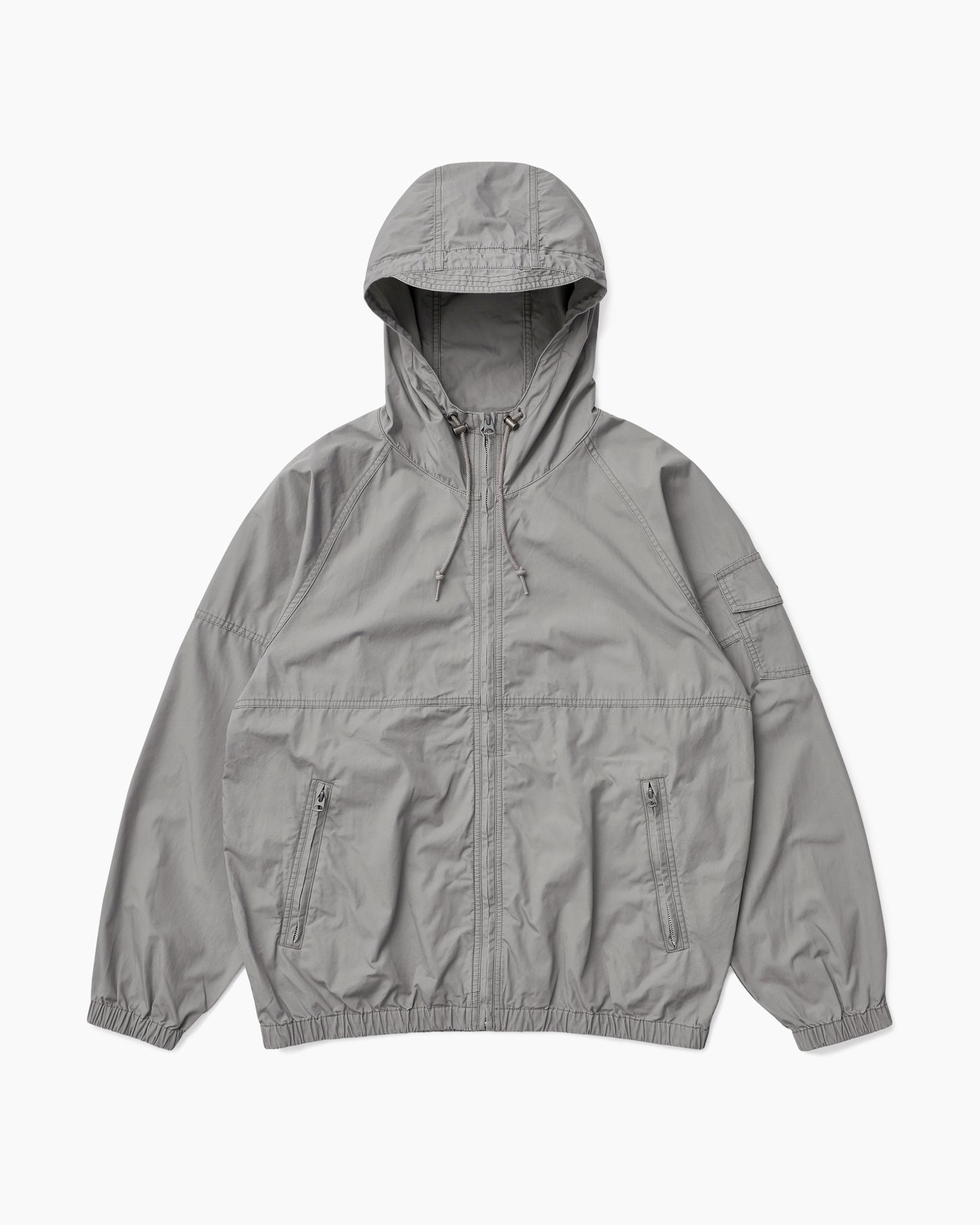 Hooded Wind Jacket Grey