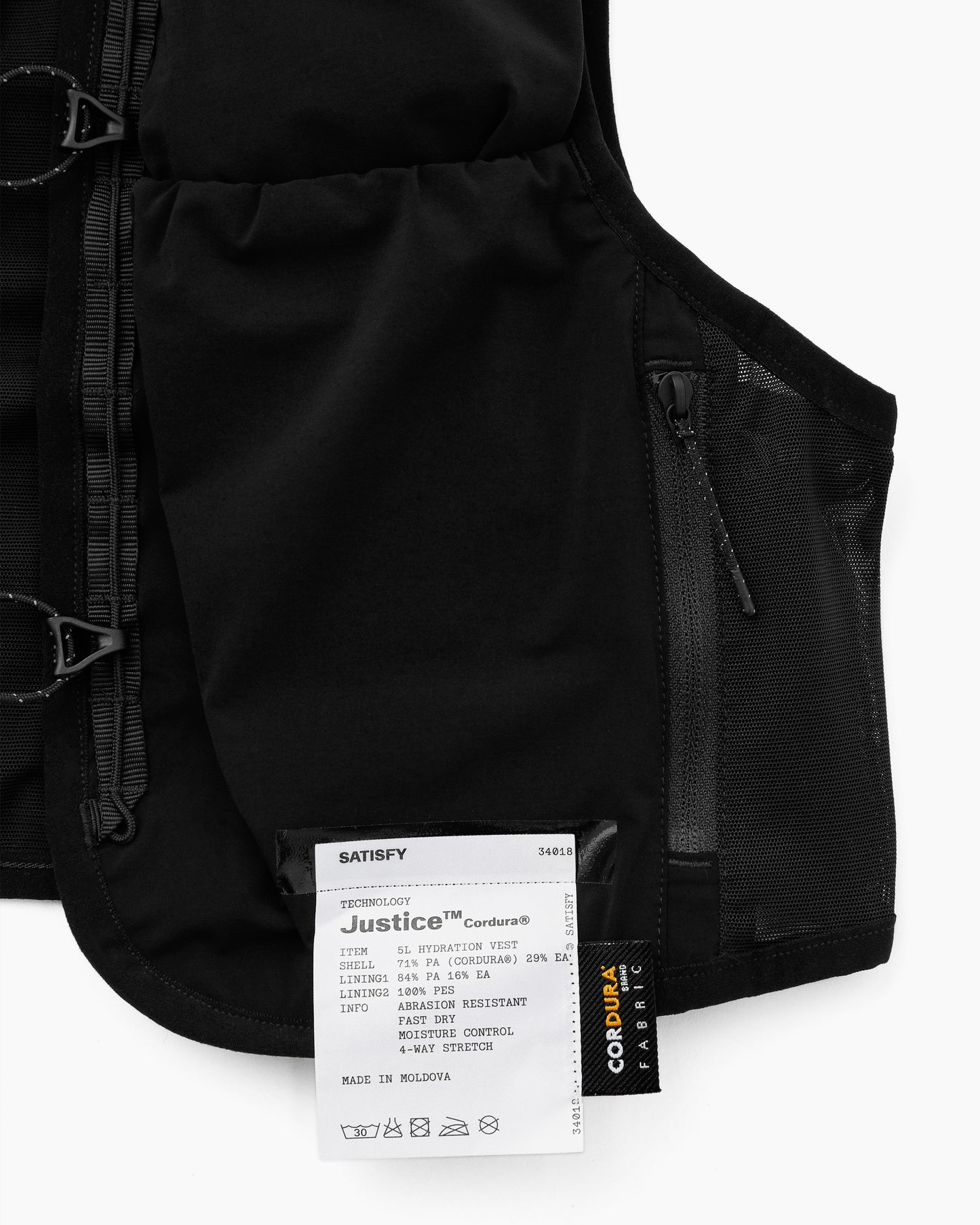 Justice™ Cordura® 5L Hydration Vest Black