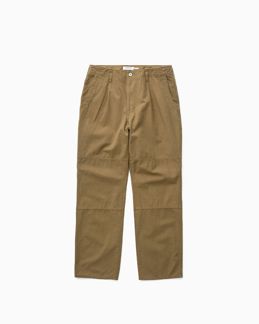 Khakis nonnative WORKER TROUSERS C/Li CANVAS Beige