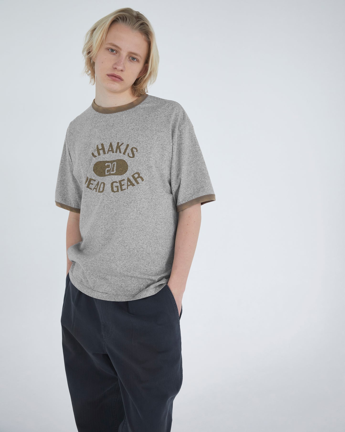 Major Ringer Tee Grey