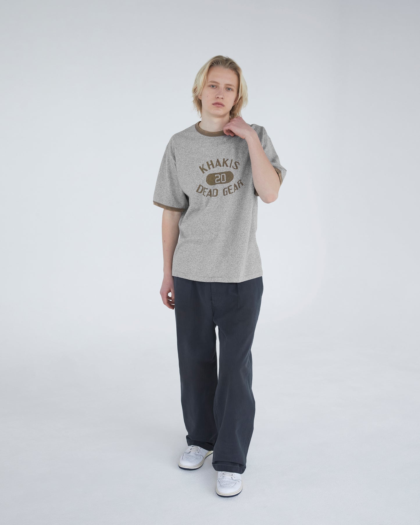 Major Ringer Tee Grey