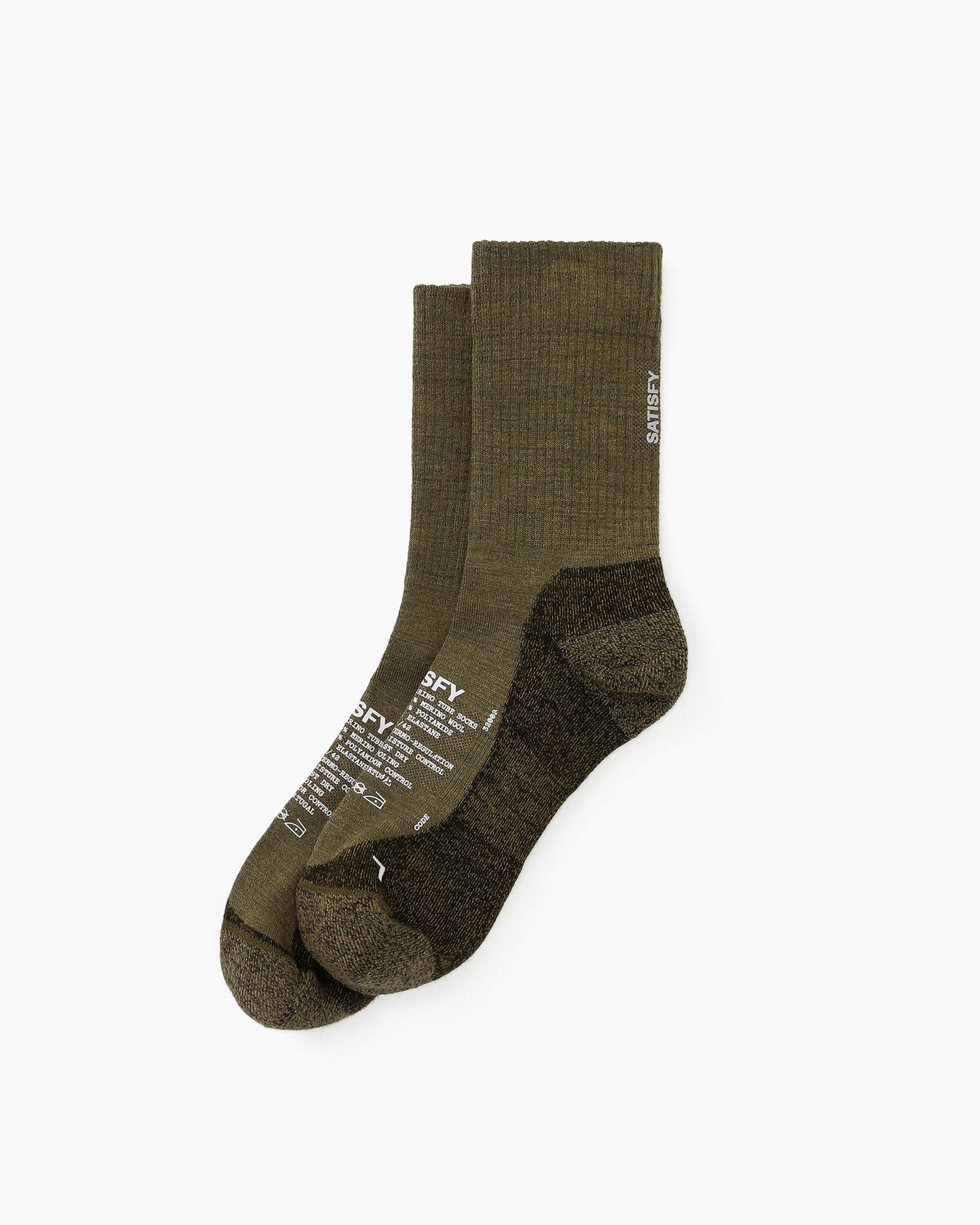 Merino Nylon Tube Socks Dark Olive