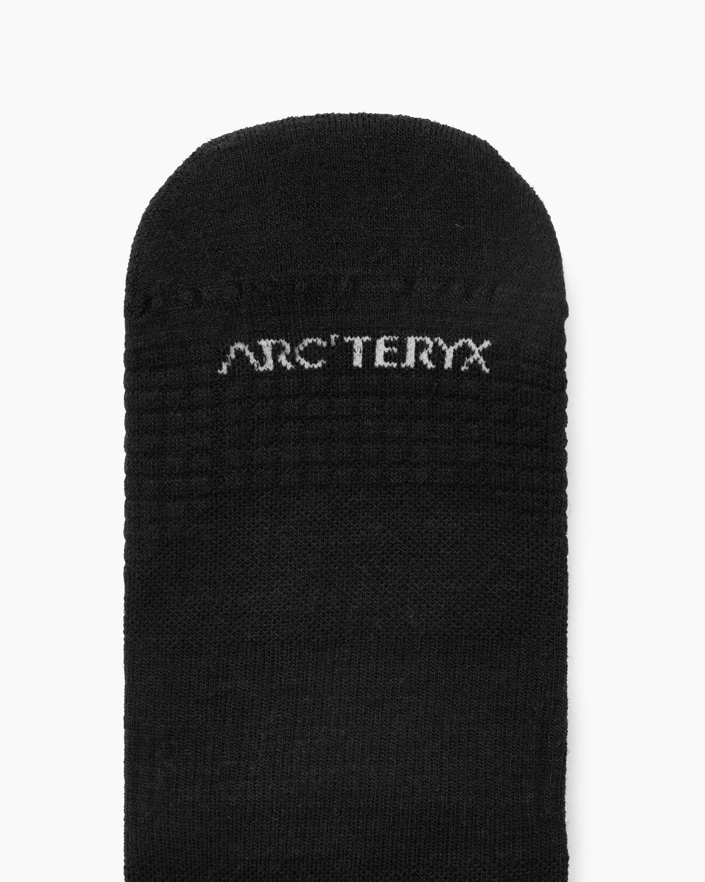 Merino Wool Mid Bird Sock Black/White