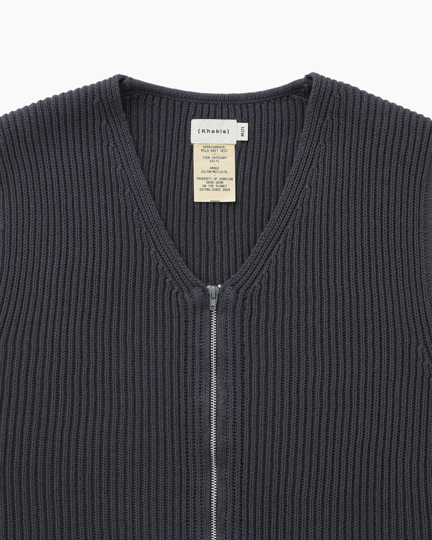 Milo Knit Vest Coal
