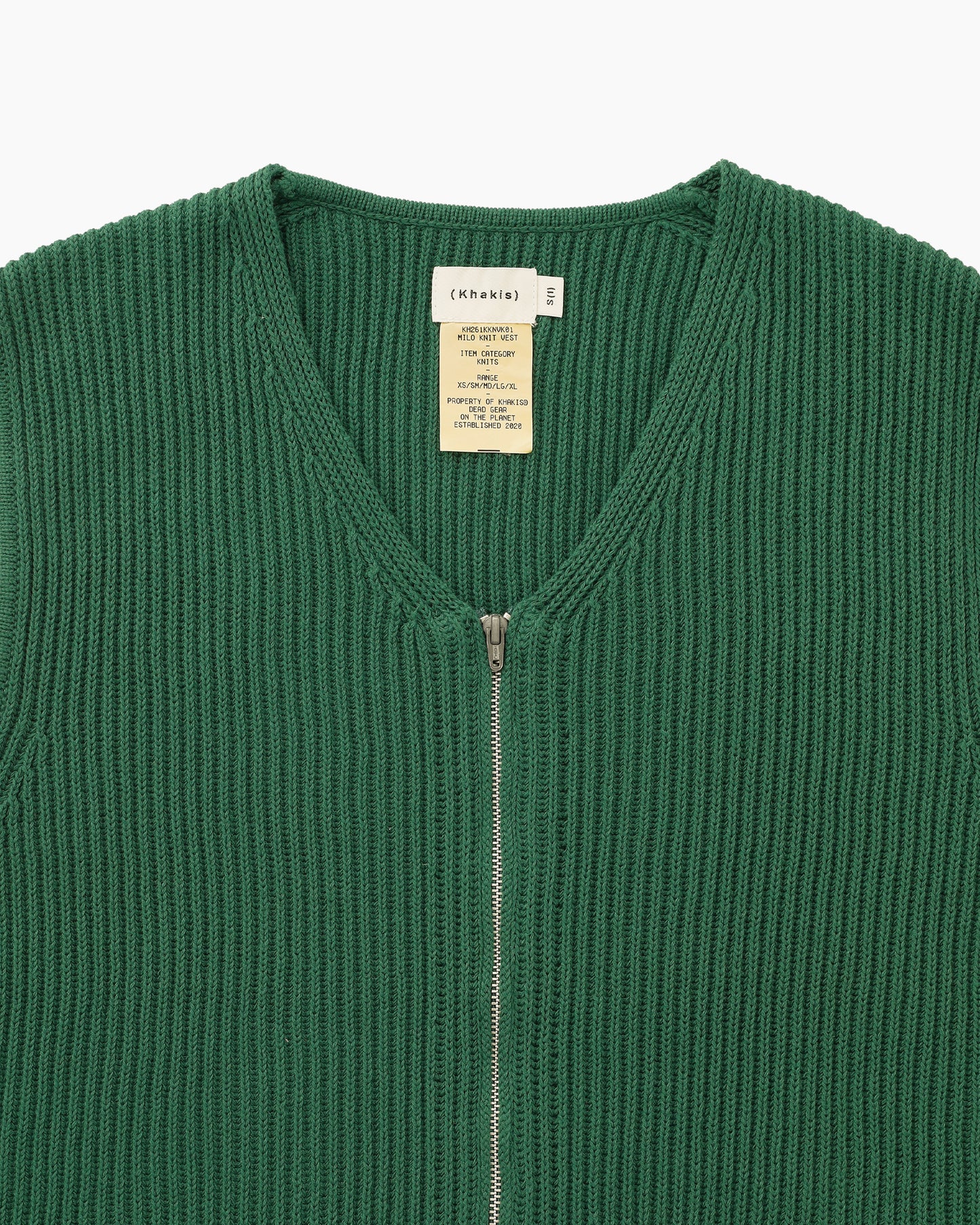 Milo Knit Vest Green