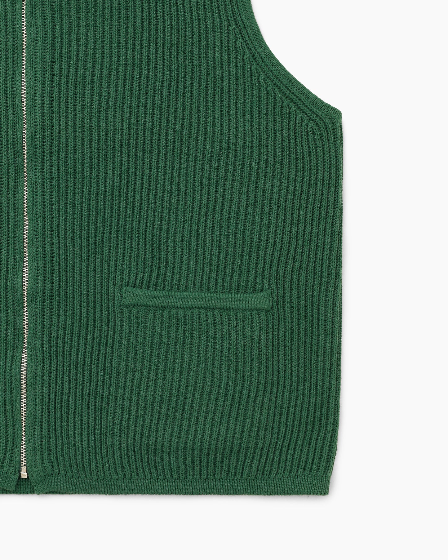 Milo Knit Vest Green