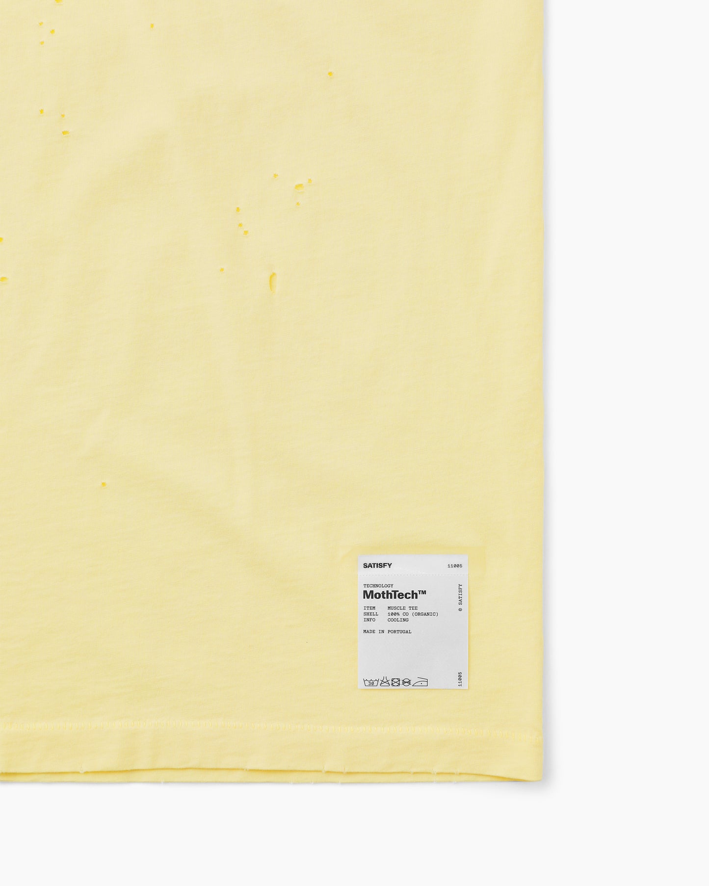 MothTech™ Muscle Tee Aged Transparent Yellow