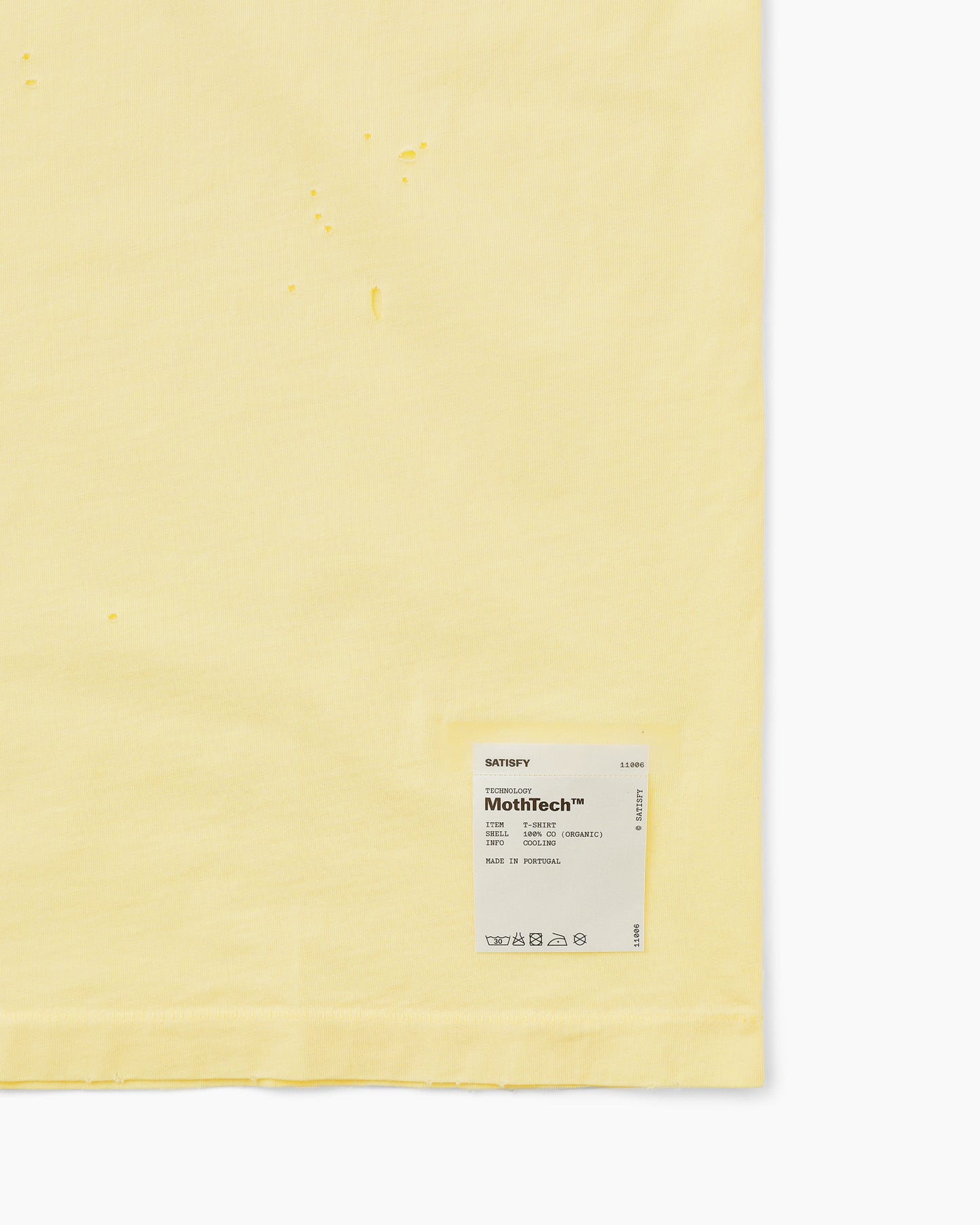 MothTech™ T-Shirt Aged Transparent Yellow