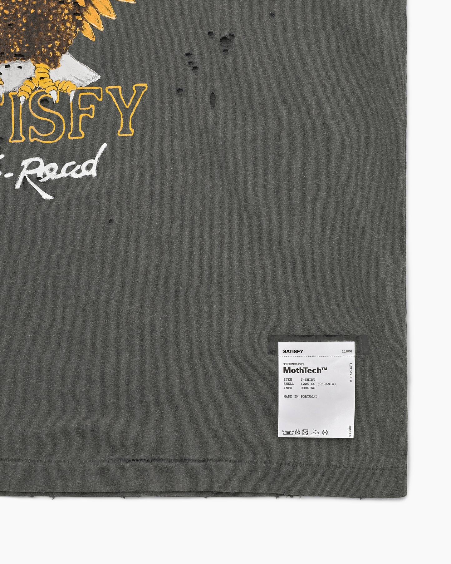 MothTech™ T-Shirt (Eagle) Faded Black