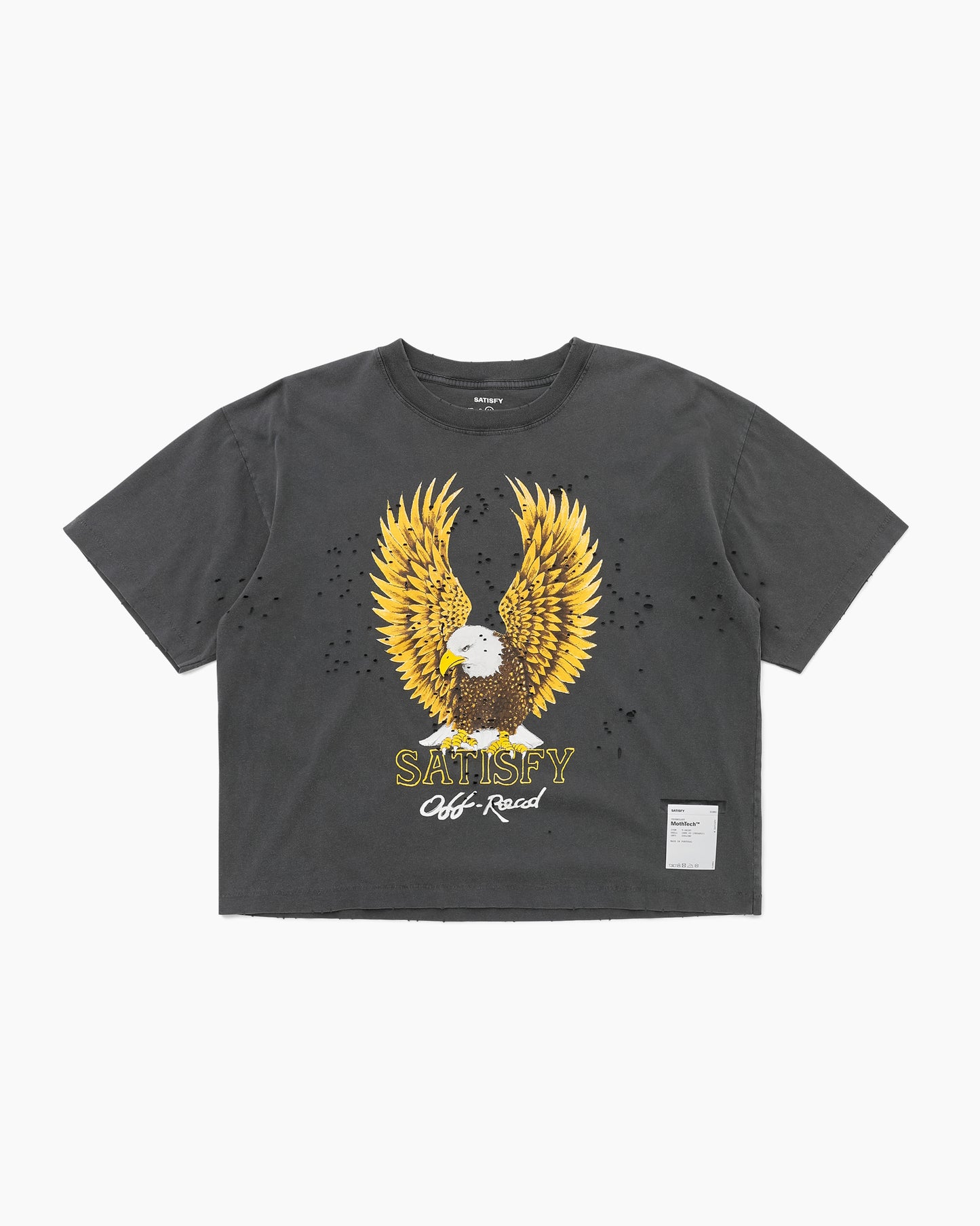 MothTech™ T-Shirt (Eagle) W Aged Black