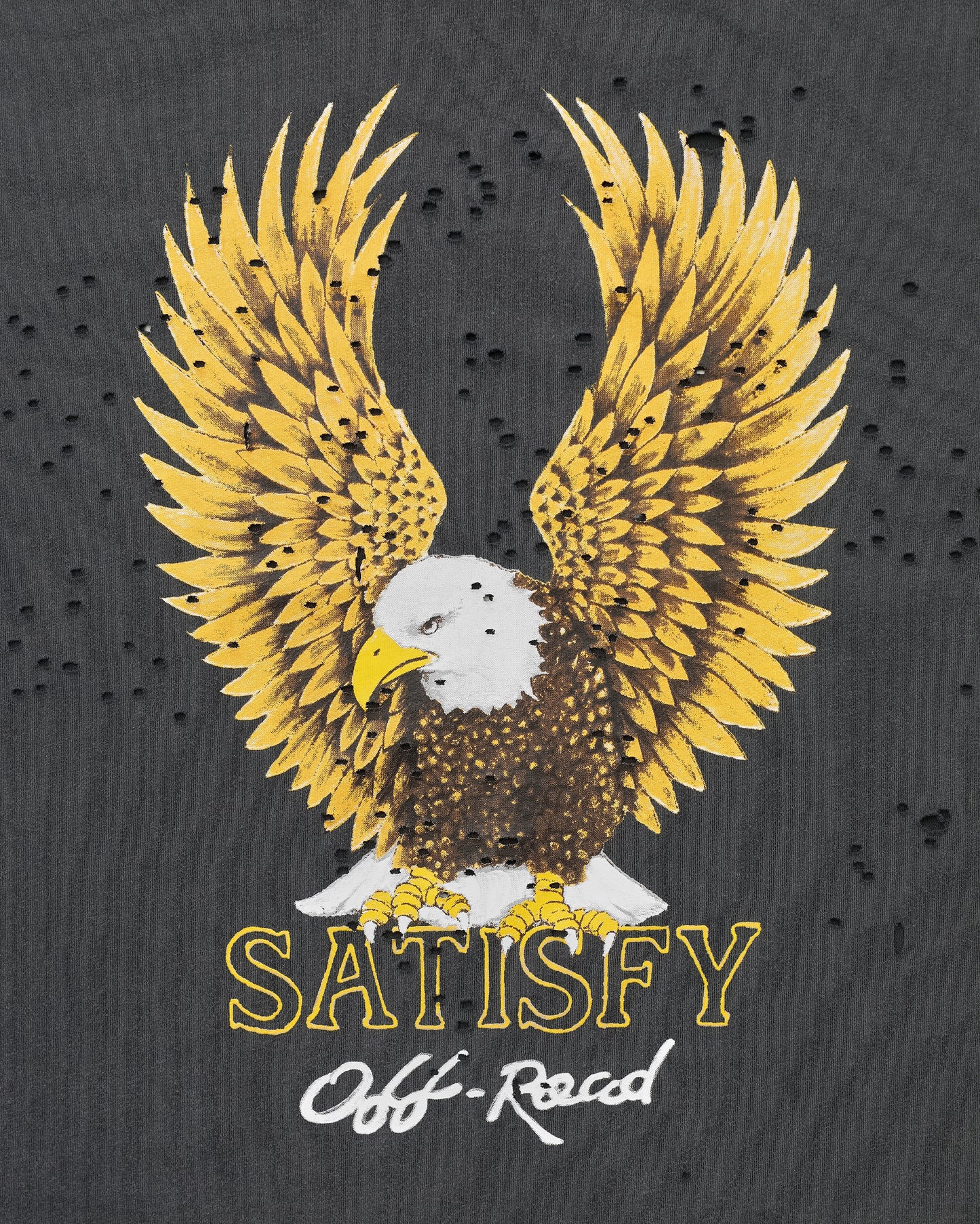 MothTech™ T-Shirt (Eagle) W Aged Black