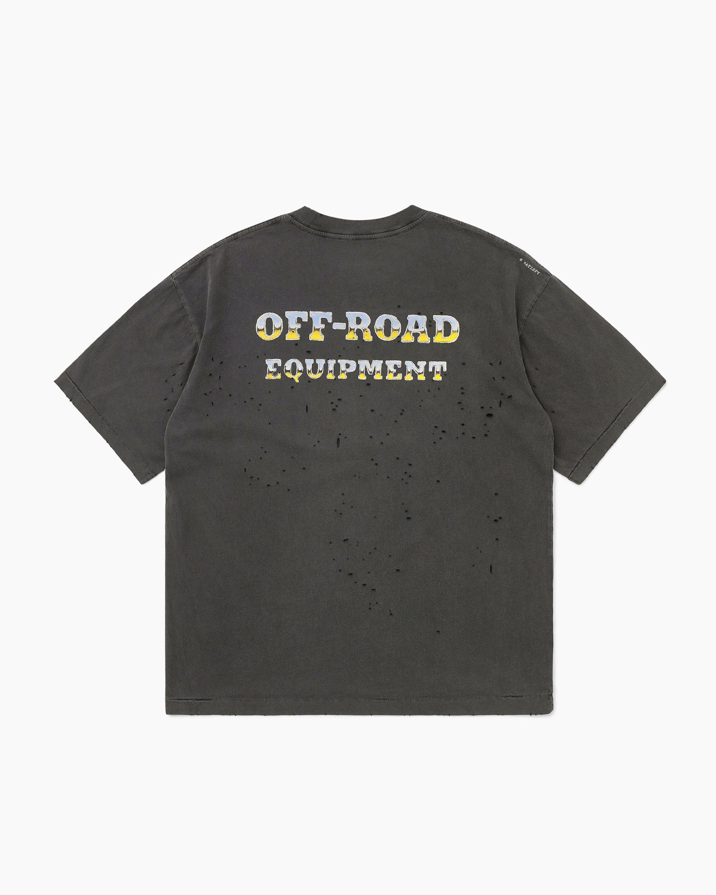 MothTech™ T-Shirt (Monster Truck) Aged Black