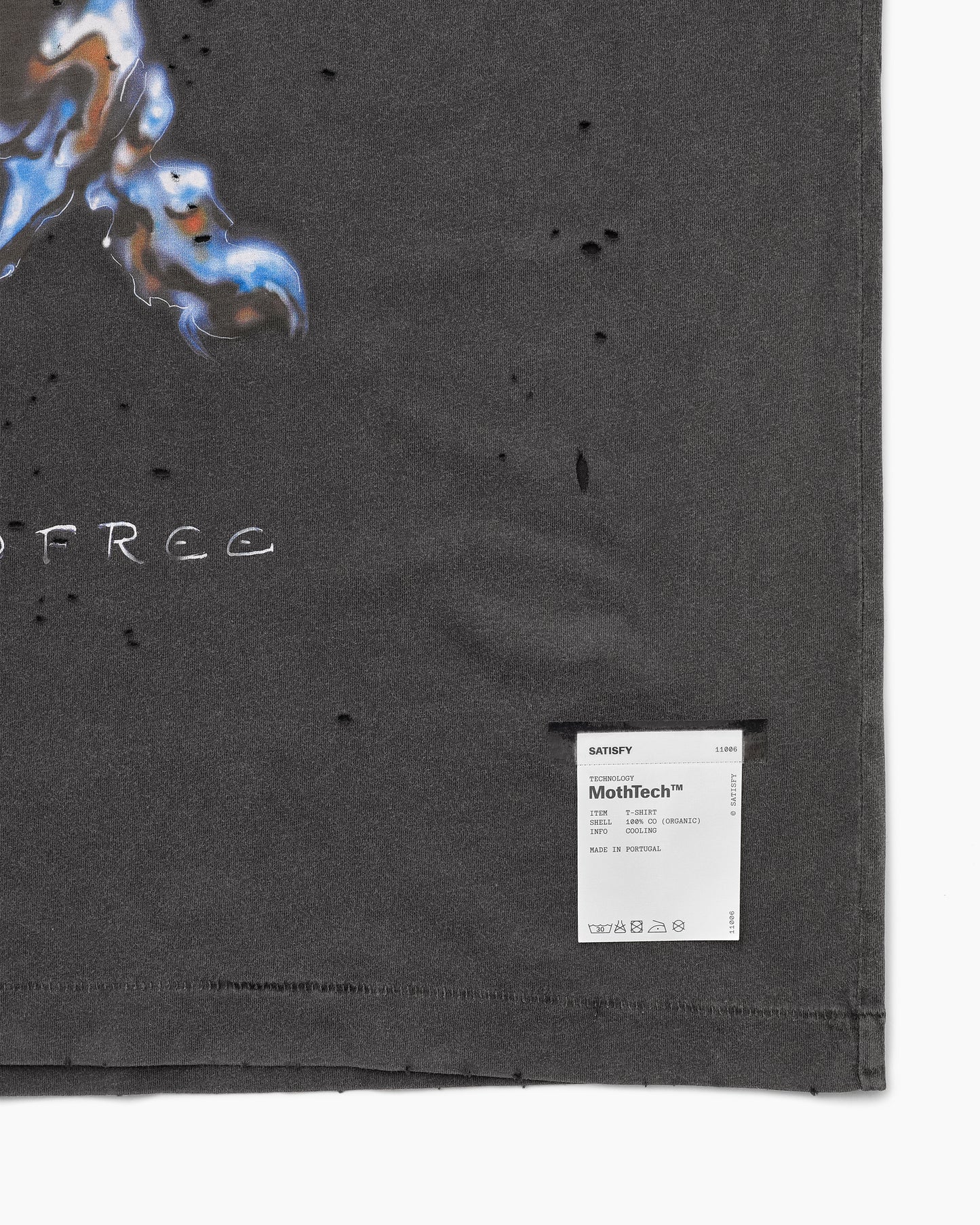 MothTech™ T-Shirt (Racehorse) Aged Black