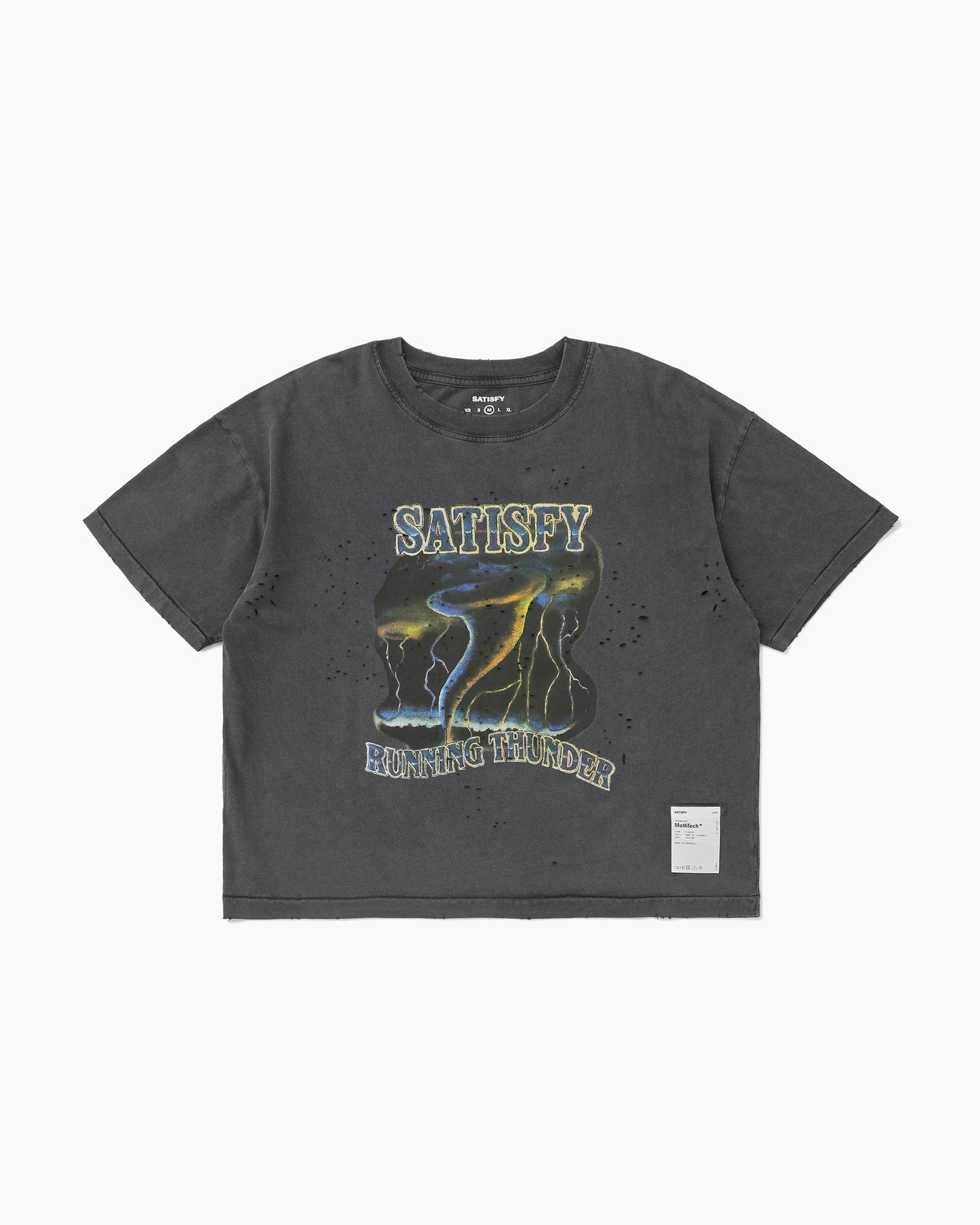 MothTech™ T-Shirt (Tornado) W Aged Black