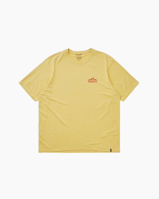 M's Capilene® Cool Daily Shirt - Cloud Crag Limestone Yellow - Light Limestone Yellow X-Dye