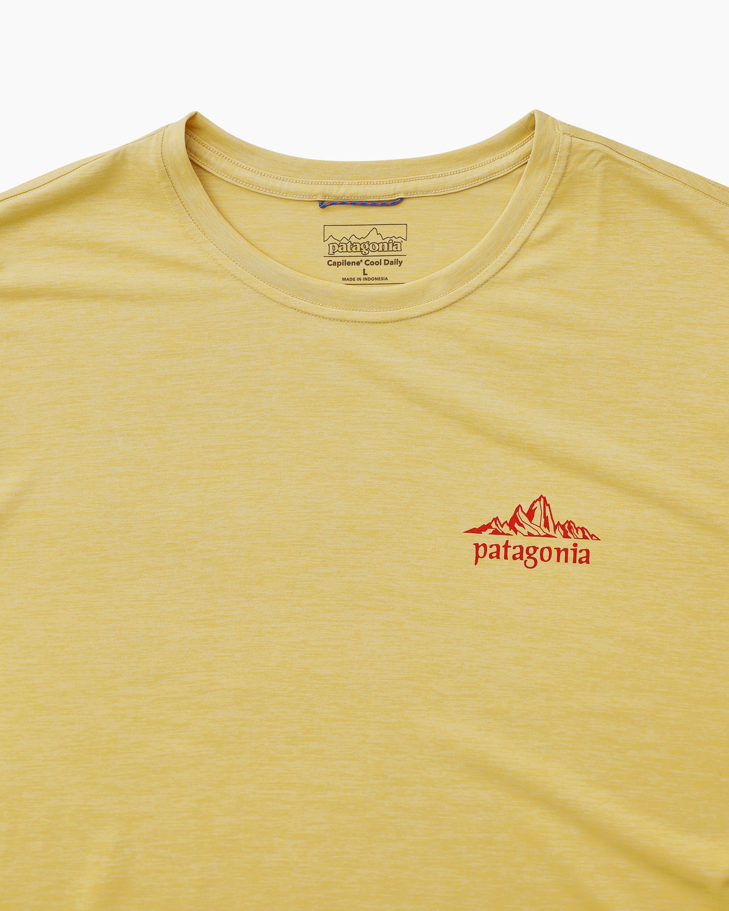 M's Capilene® Cool Daily Shirt - Cloud Crag Limestone Yellow - Light Limestone Yellow X-Dye