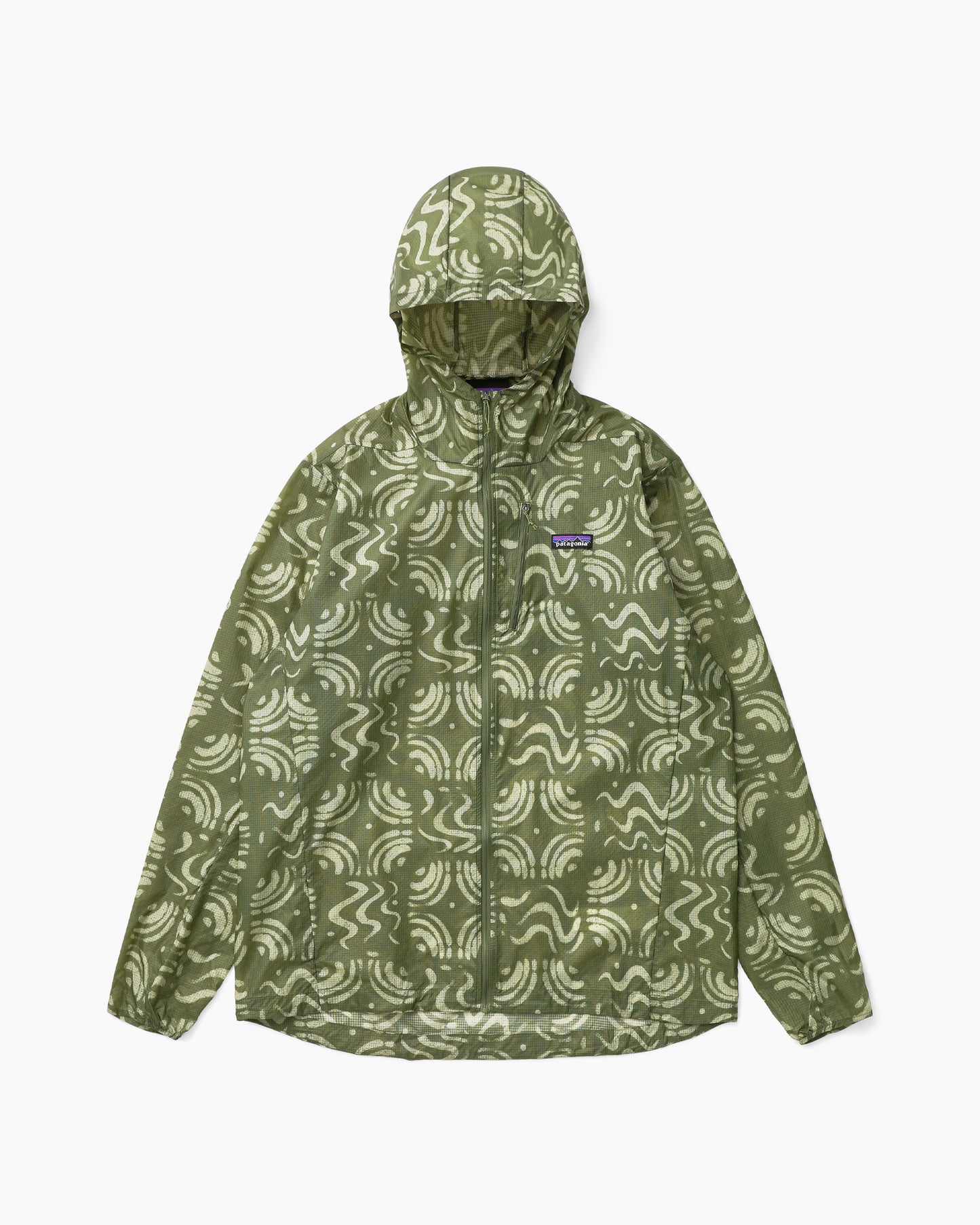 M's Houdini Jacket Sand Waves: Caper Green