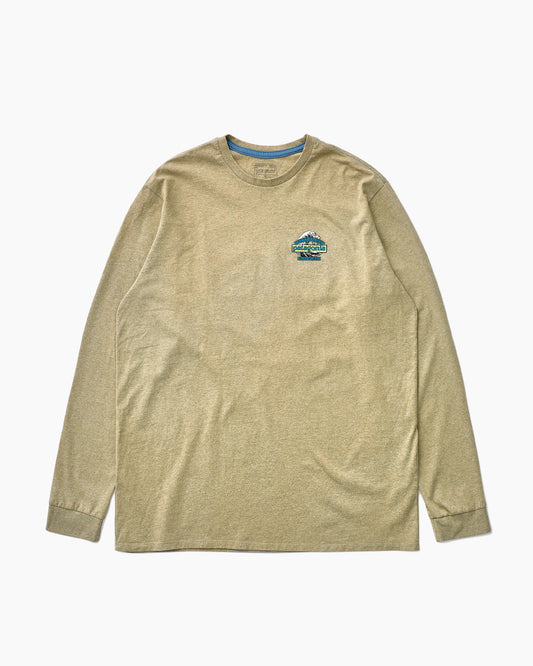 M's L/S Great Waves Responsibili-Tee Gumtree Green