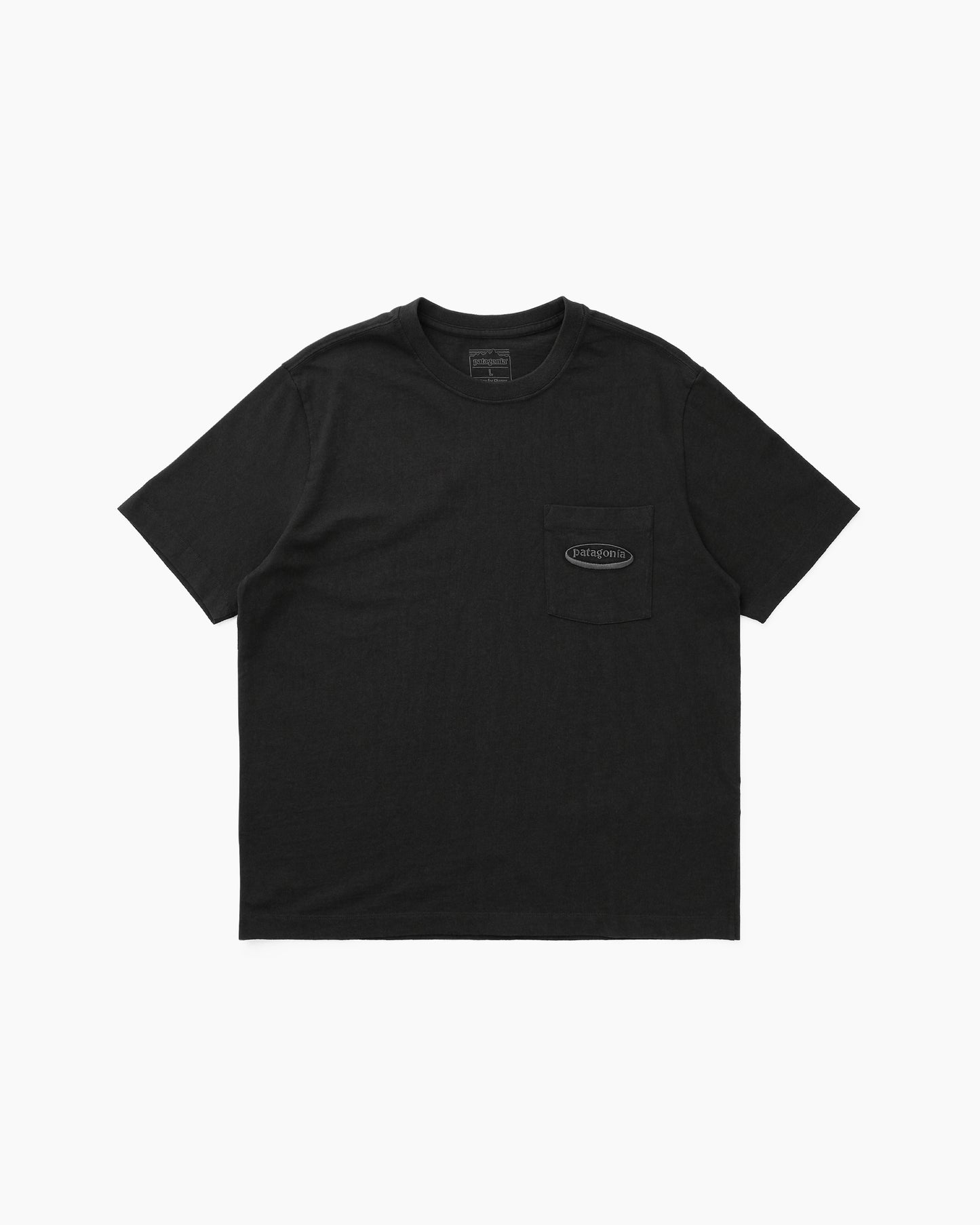 M's Midweight '95 Oval Logo Pocket Tee Black