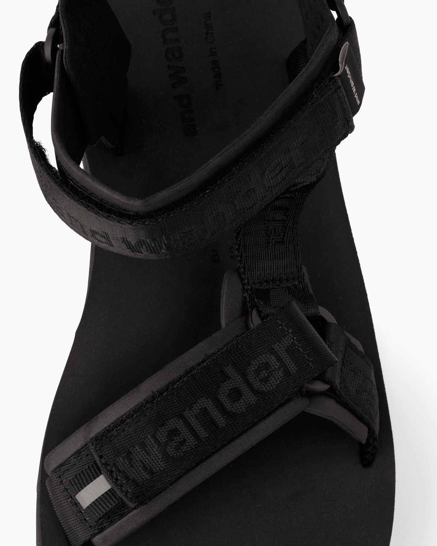 NY JQ Tape Sandals Black