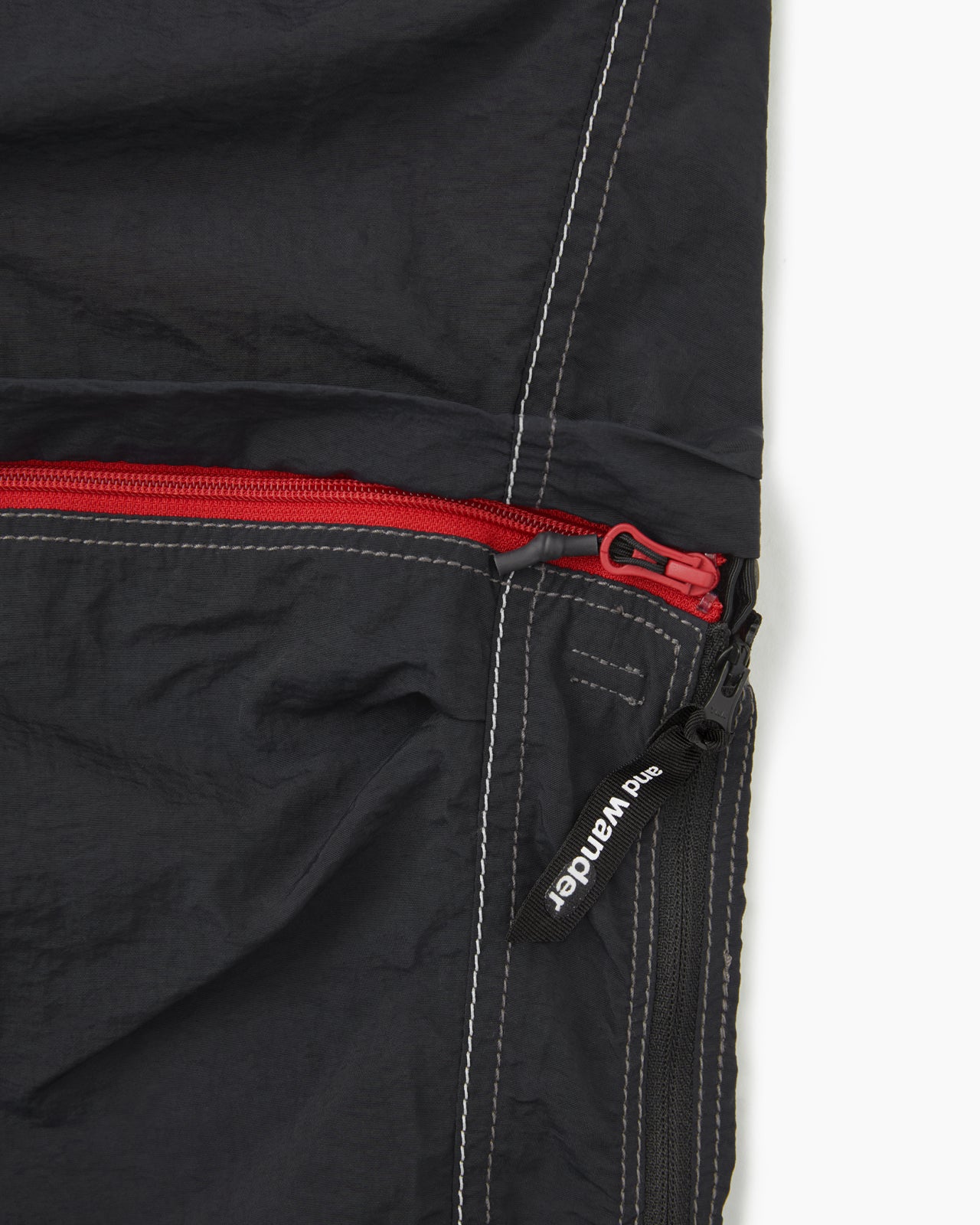 NY Taffeta Hiker 2way Pants Black