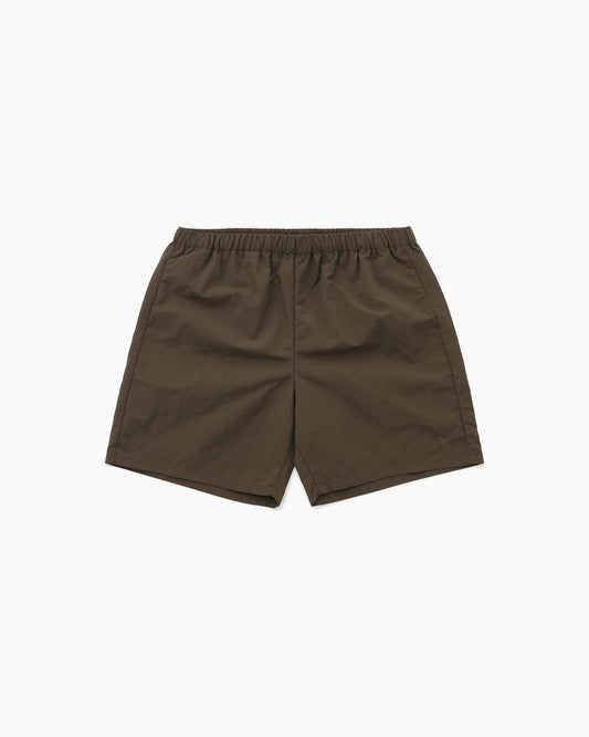 Nylon Shorts Jet Brown