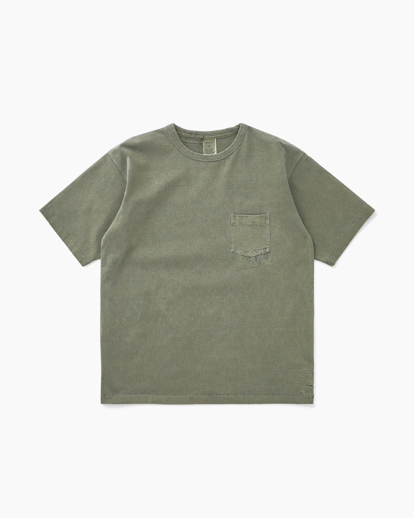 O.D Repaired Tee Olive