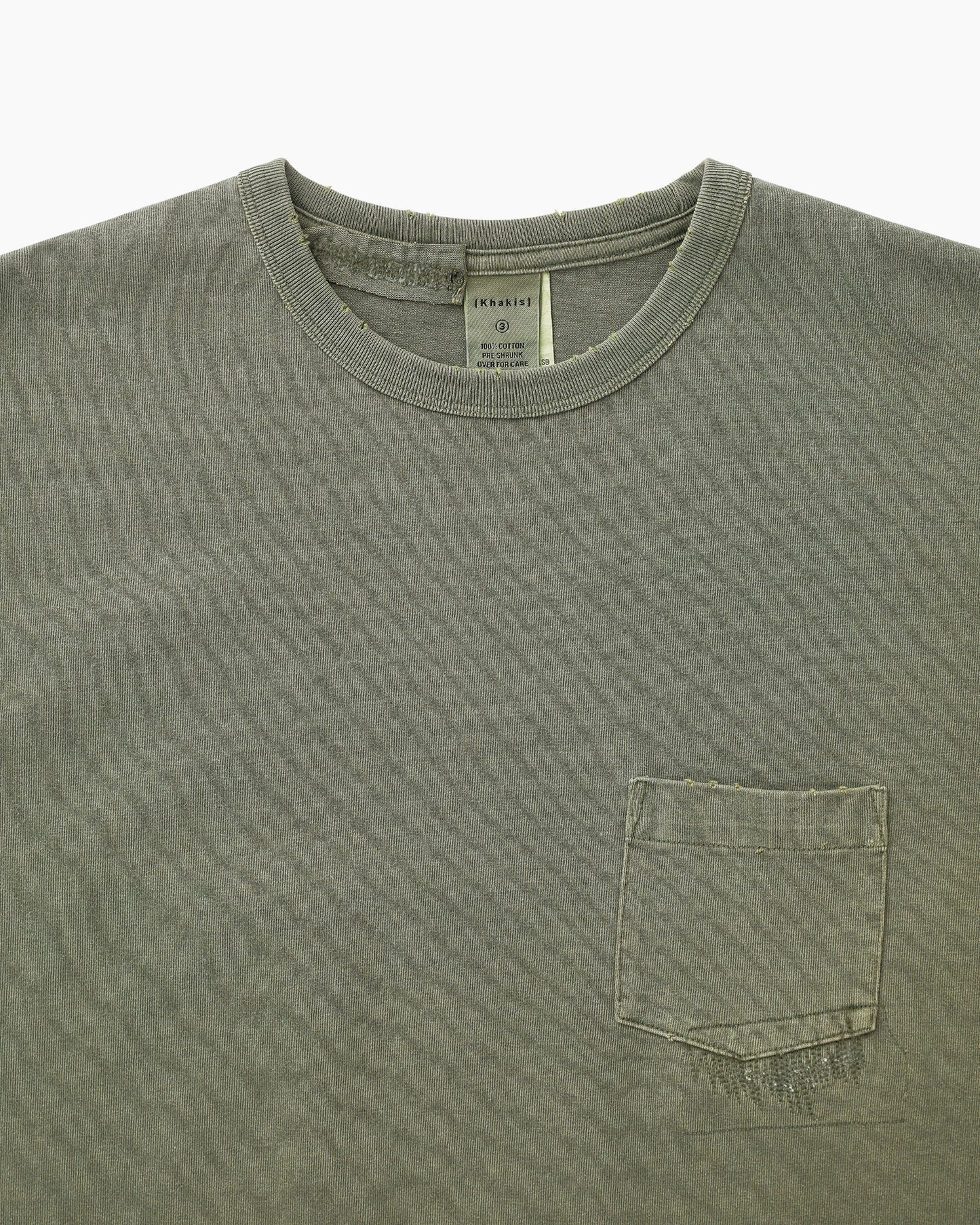 O.D Repaired Tee Olive