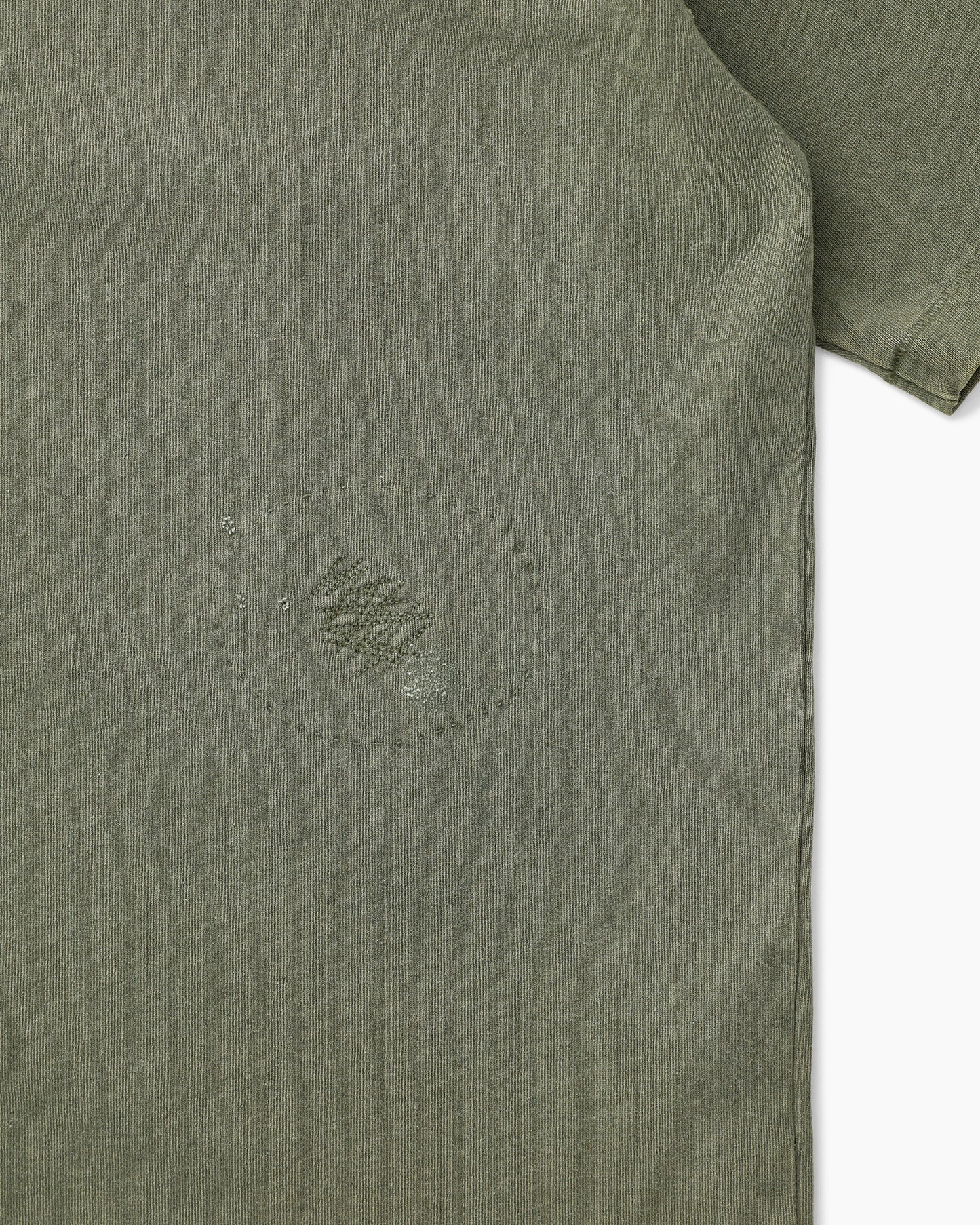 O.D Repaired Tee Olive