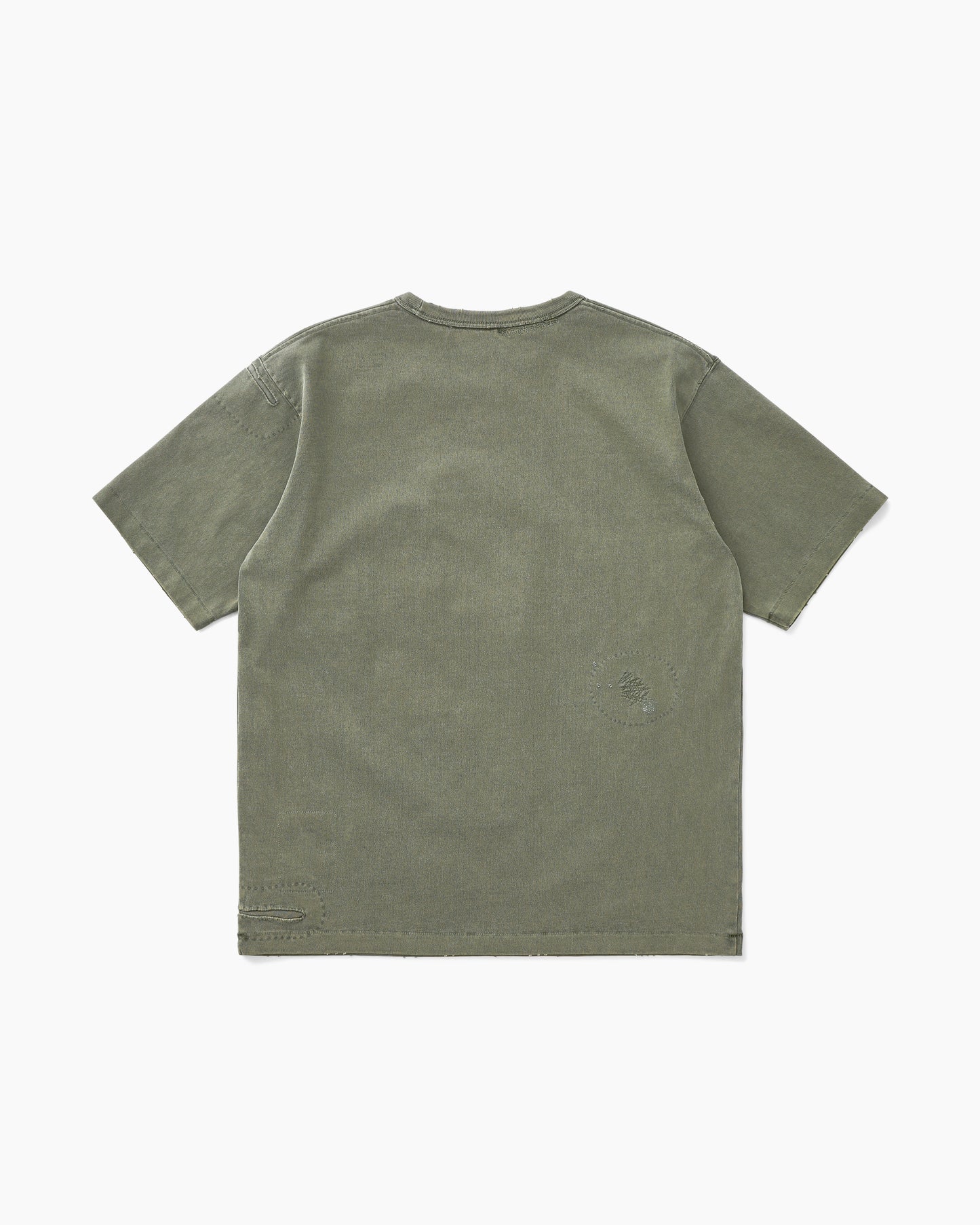 O.D Repaired Tee Olive