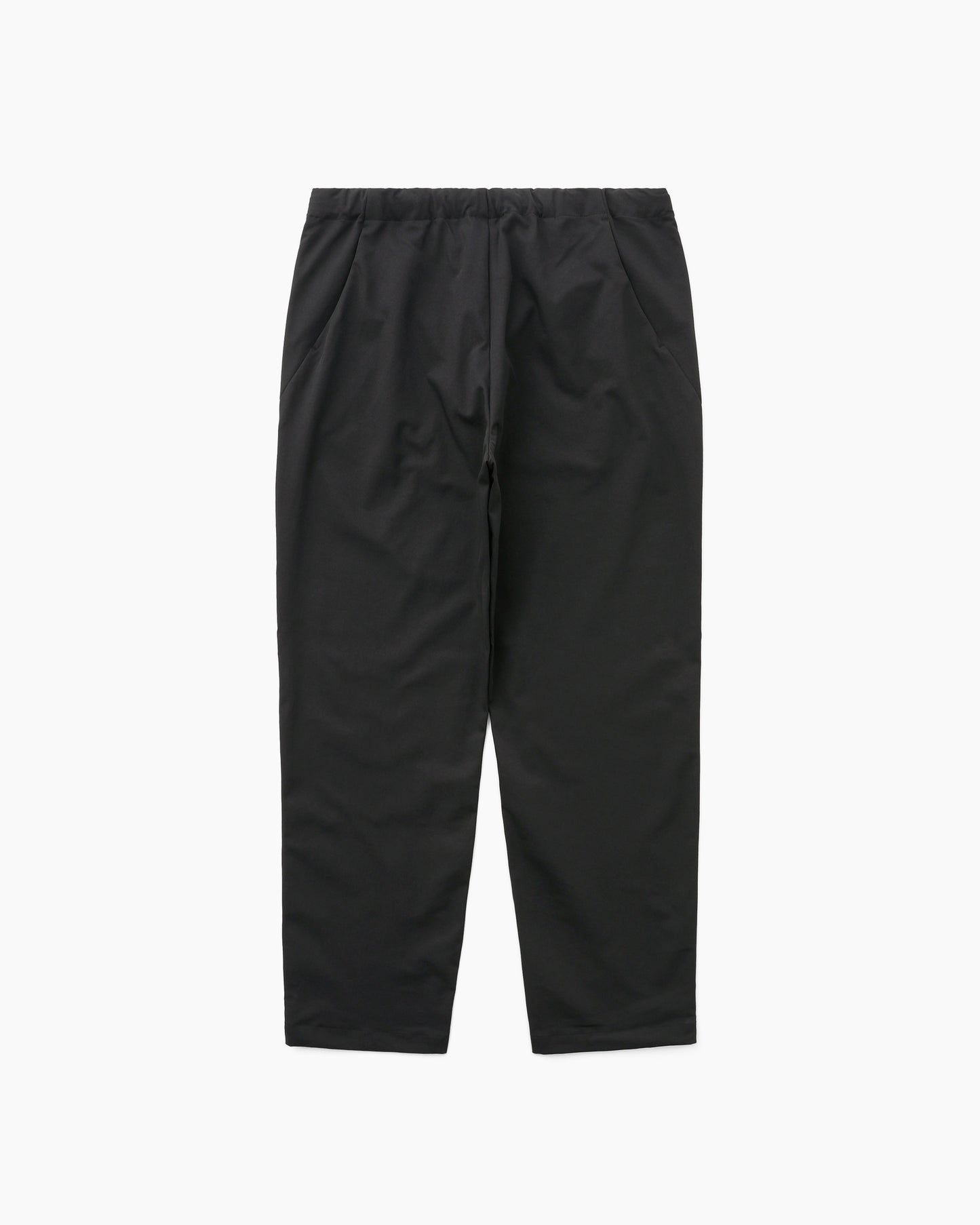 One Tuck Tapered Stretch Pants Black