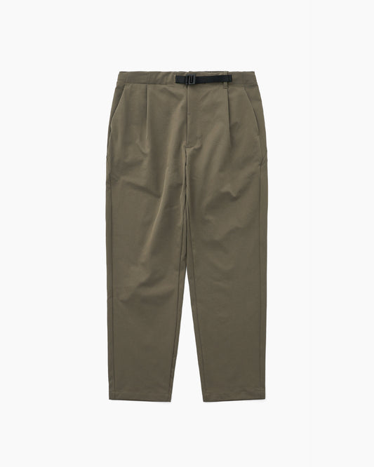 One Tuck Tapered Stretch Pants Sand Land
