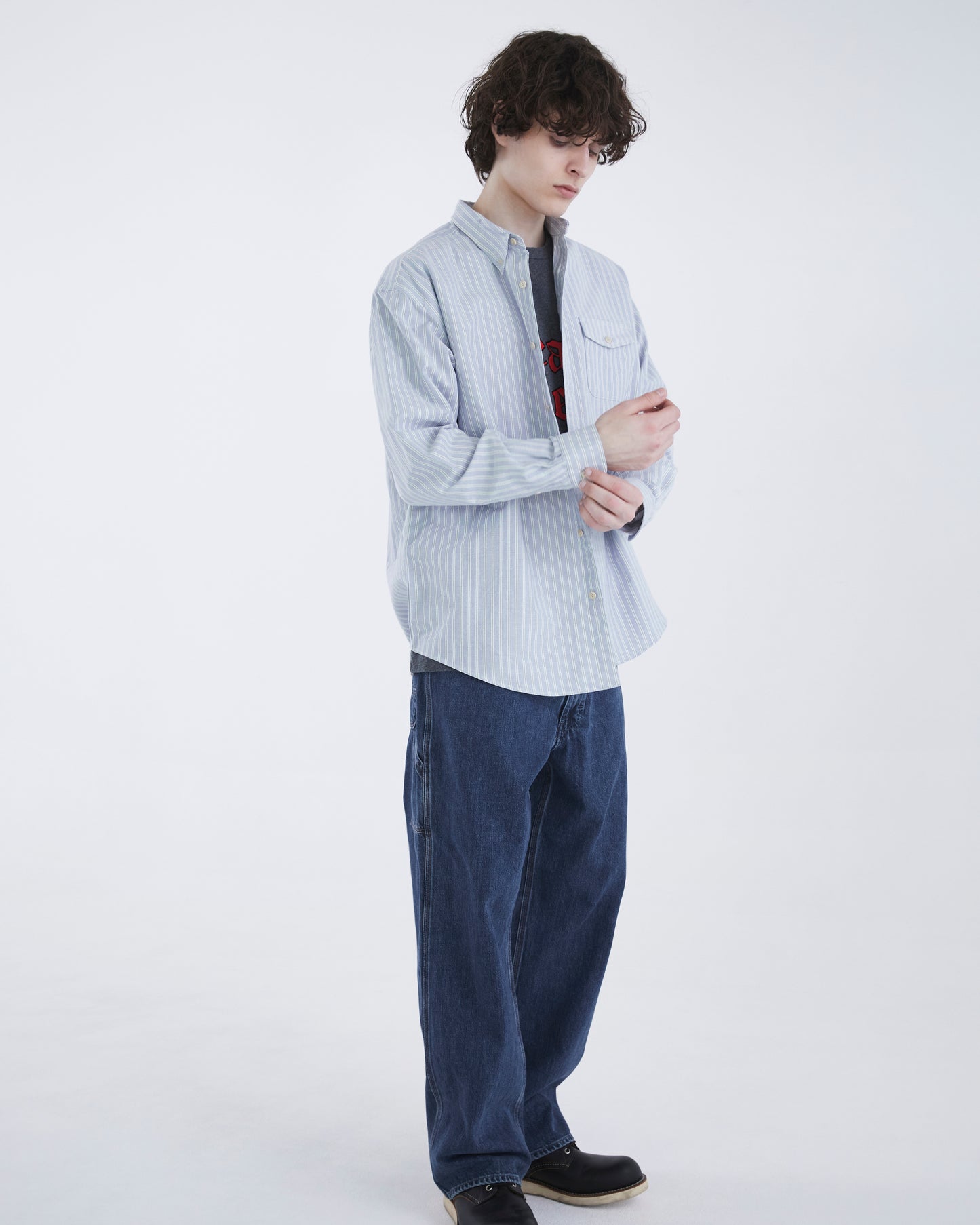 Oxford Club Shirt Mid Blue