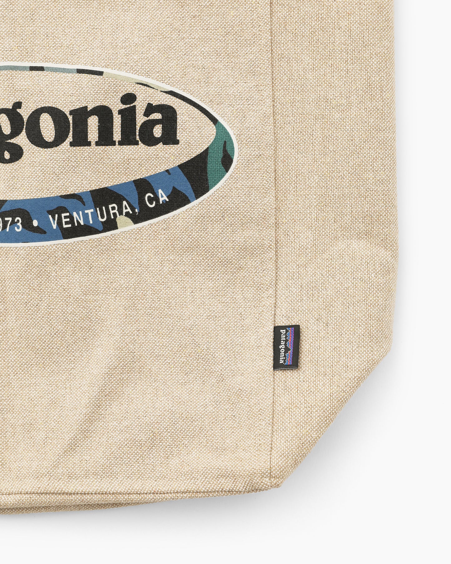 Recycled Market Tote 95 Oval Logo: Classic Tan