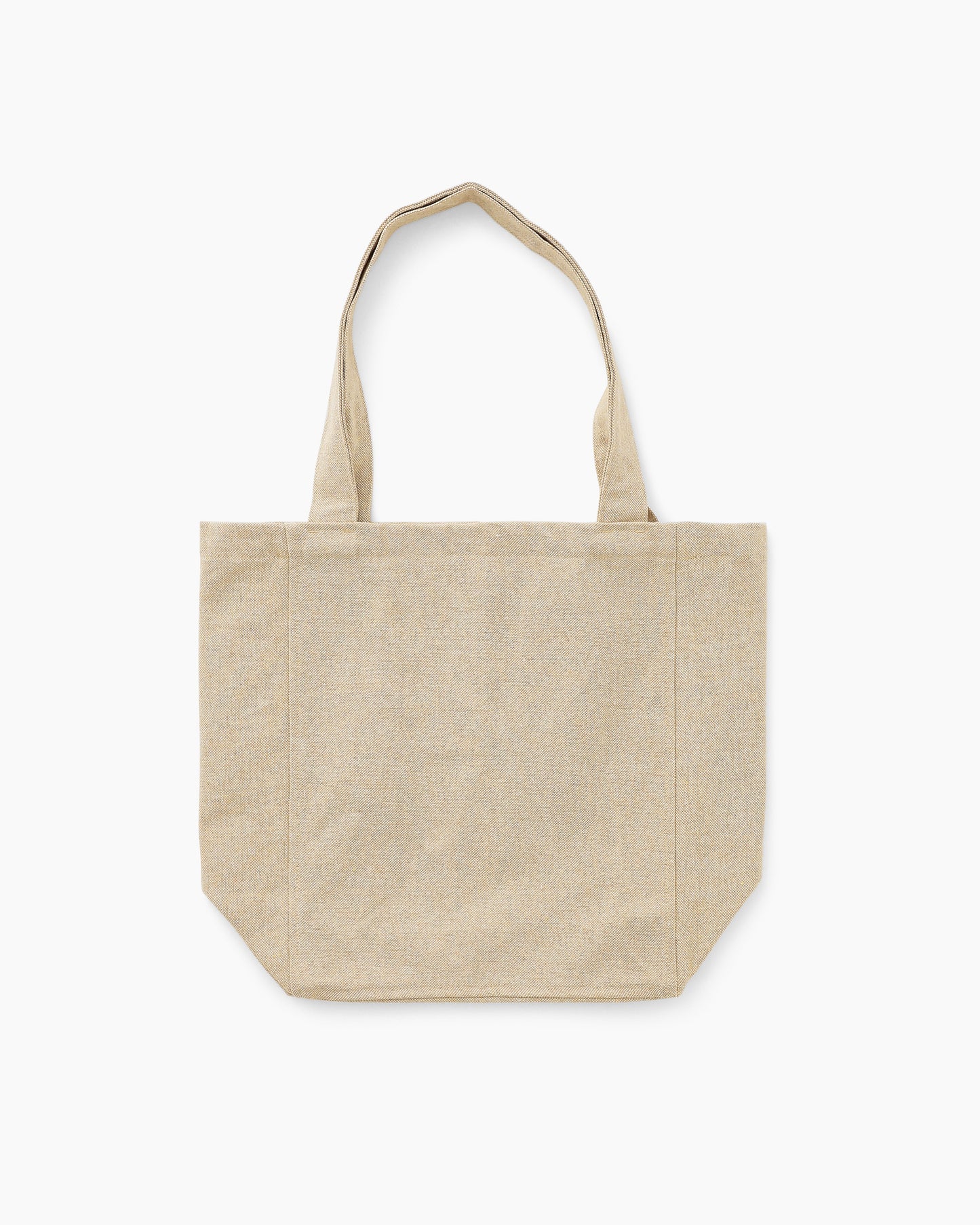 Recycled Market Tote 95 Oval Logo: Classic Tan